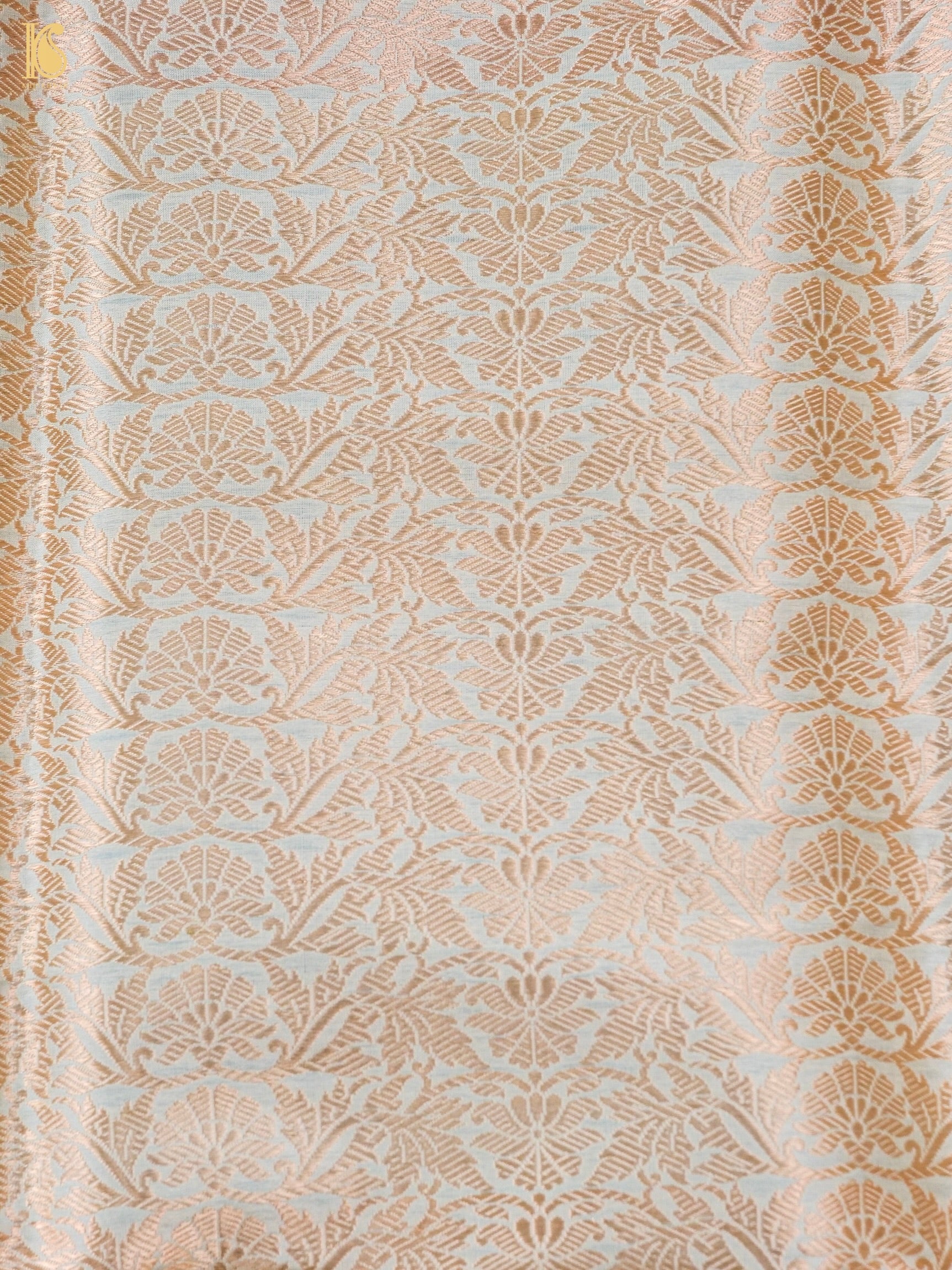 Handloom Banarasi Katan Silk Kalidar Pankhuri Lehenga