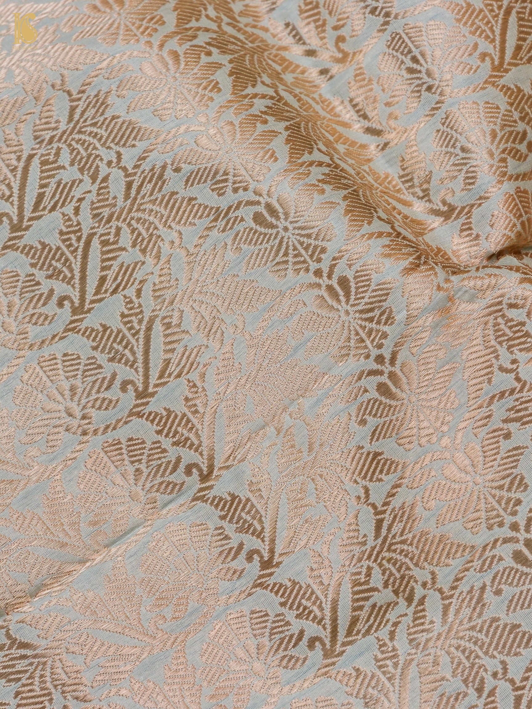 Handloom Banarasi Katan Silk Kalidar Pankhuri Lehenga