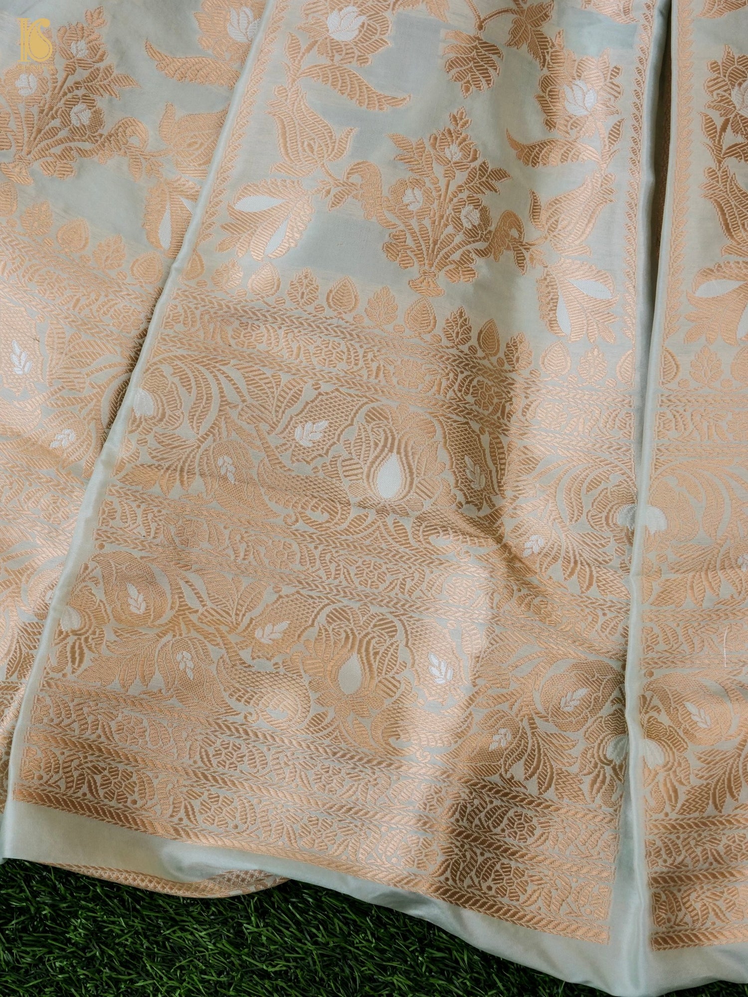 Handloom Banarasi Katan Silk Kalidar Lehenga