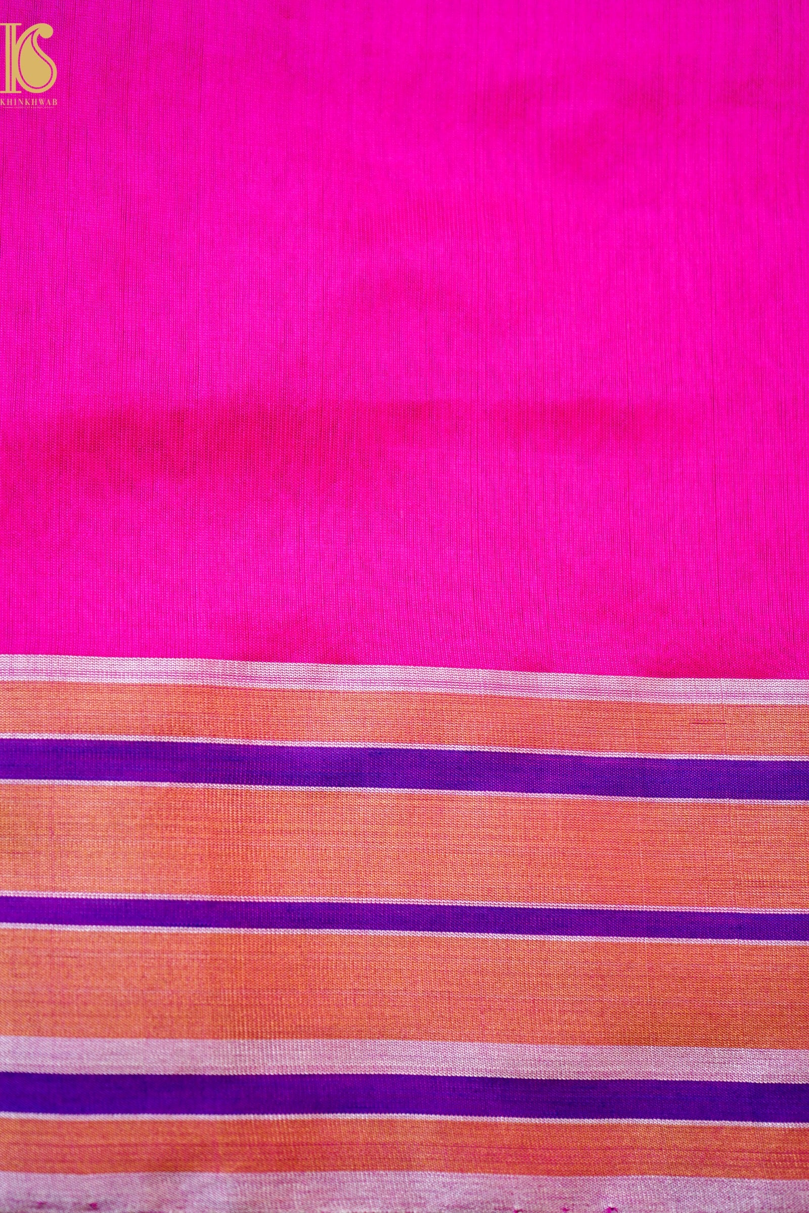 Handwoven Chanderi Eknaliya Meena Saree
