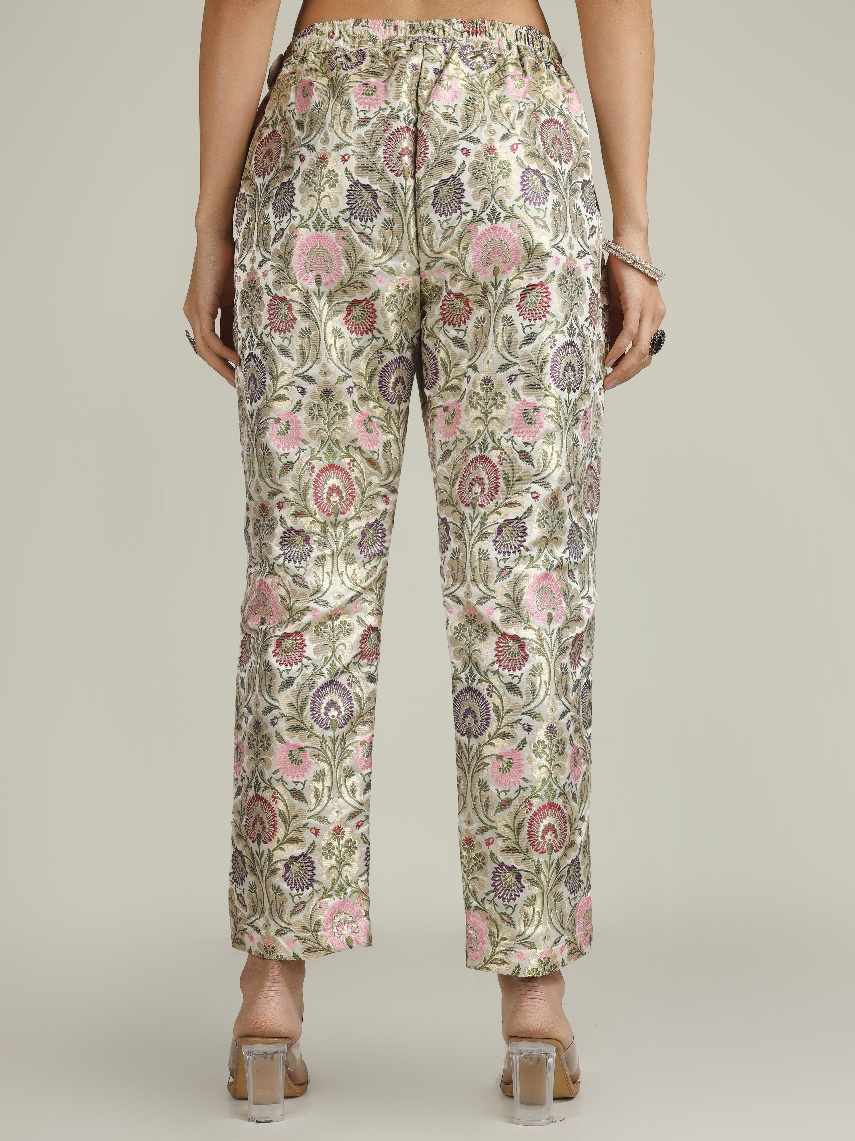 Kinkhab / Kimkhab Brocade Banarasi Pants - Khinkhwab