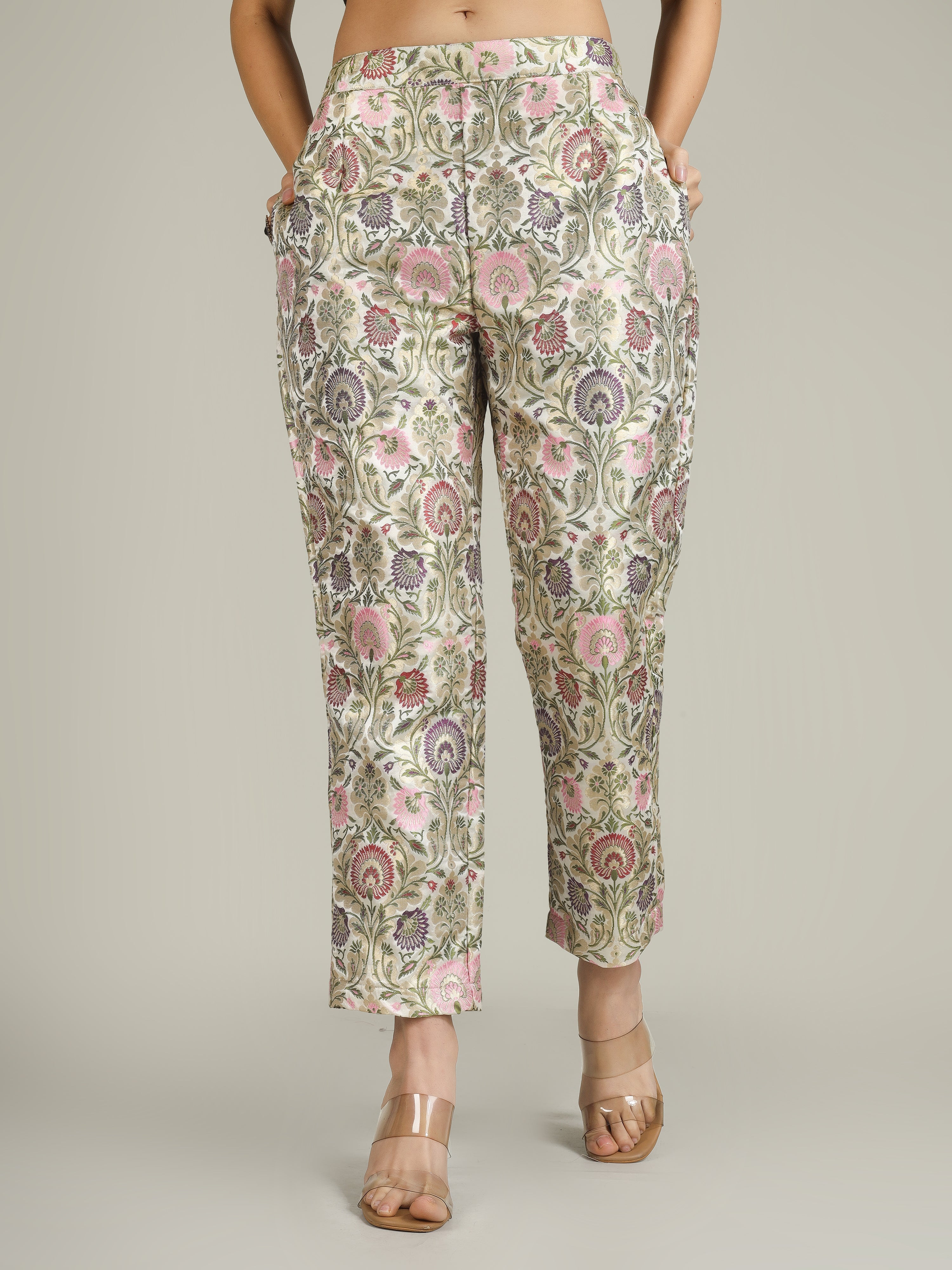 Kinkhab / Kimkhab Brocade Banarasi Pants - Khinkhwab