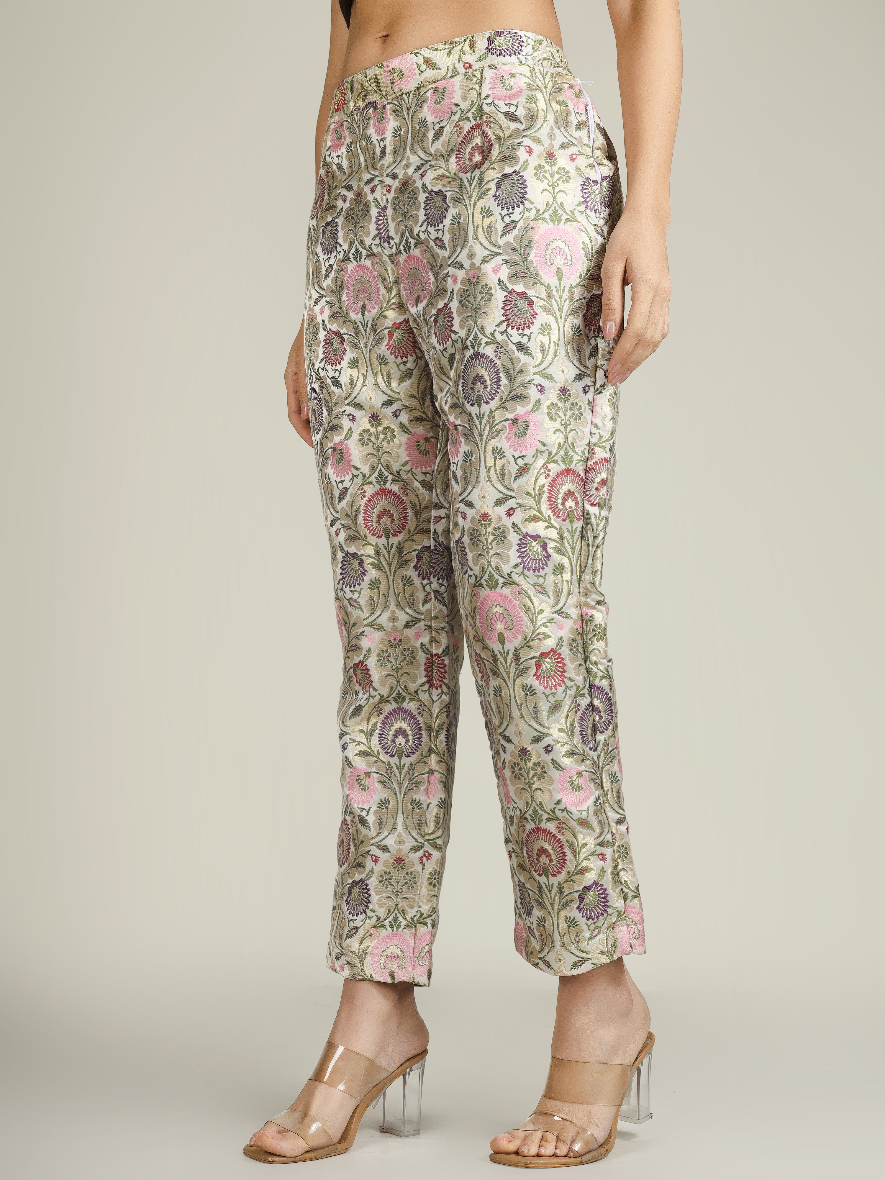 Kinkhab / Kimkhab Brocade Banarasi Pants - Khinkhwab