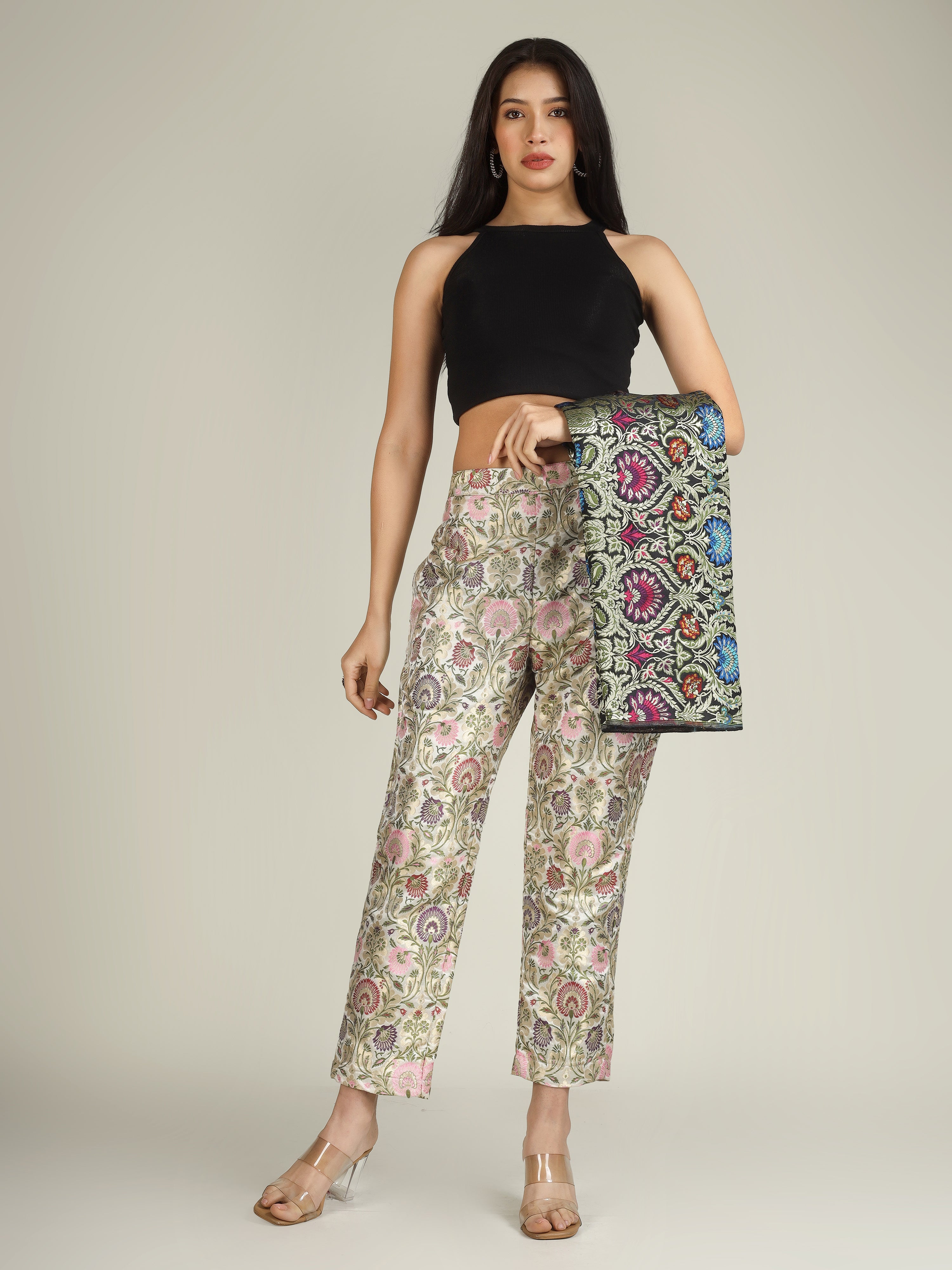 Kinkhab / Kimkhab Brocade Banarasi Pants - Khinkhwab