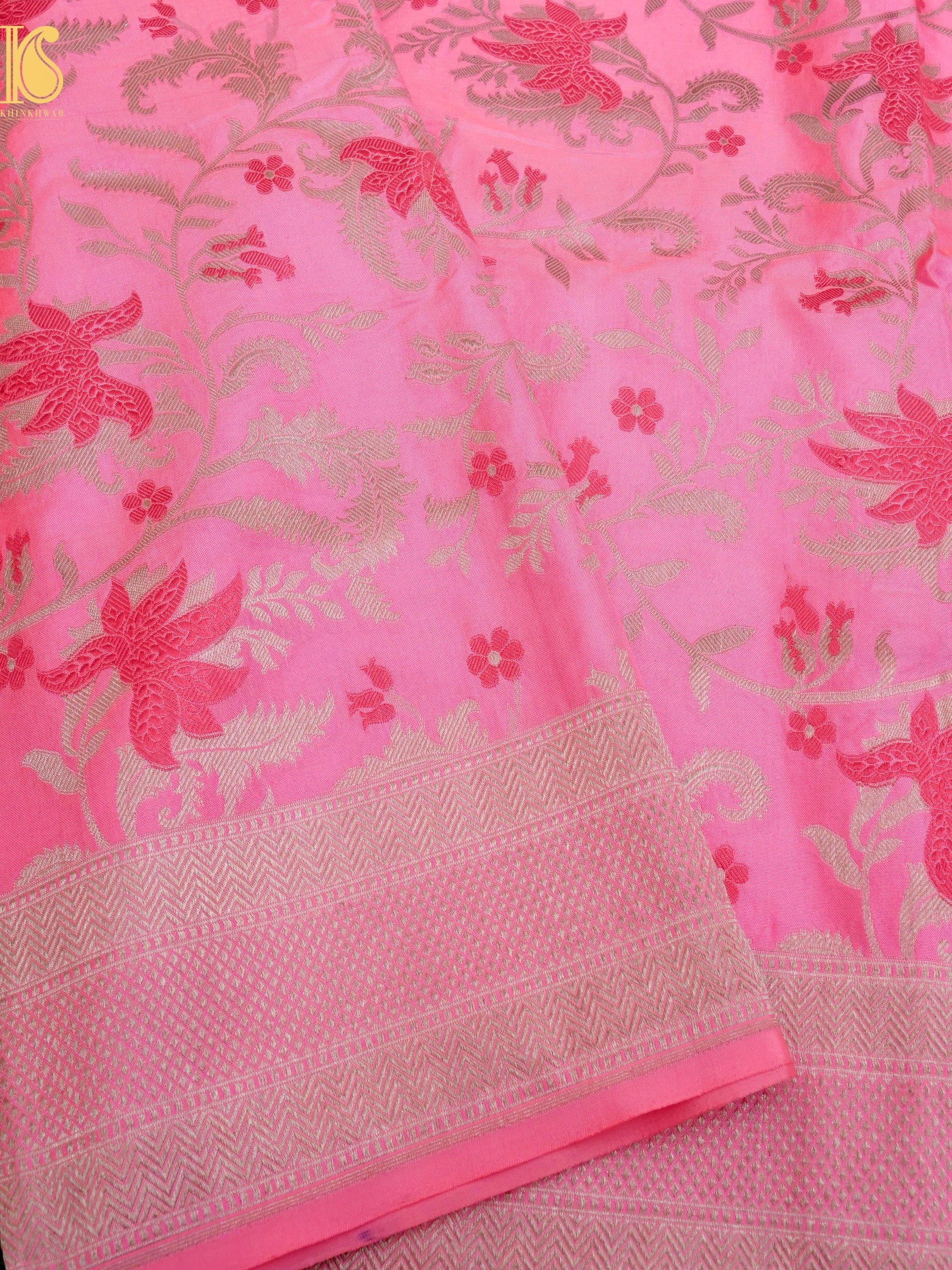 Handloom Banarasi Katan Silk Ektara Saree