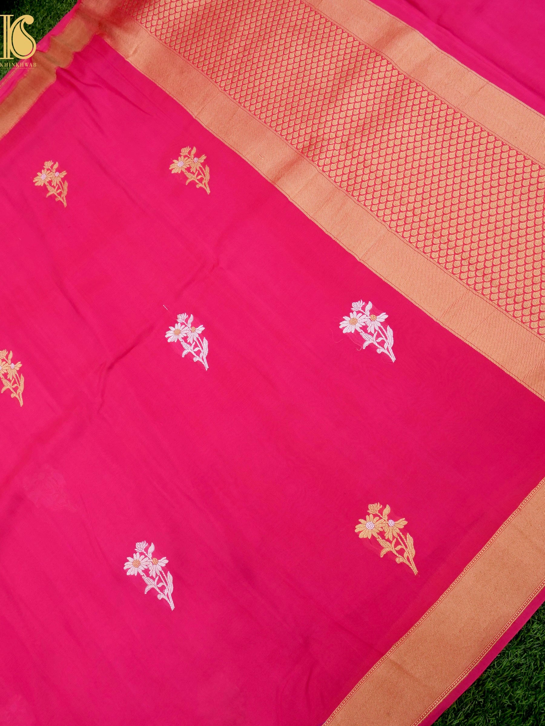 Handloom Banarasi Crepe Silk Saree
