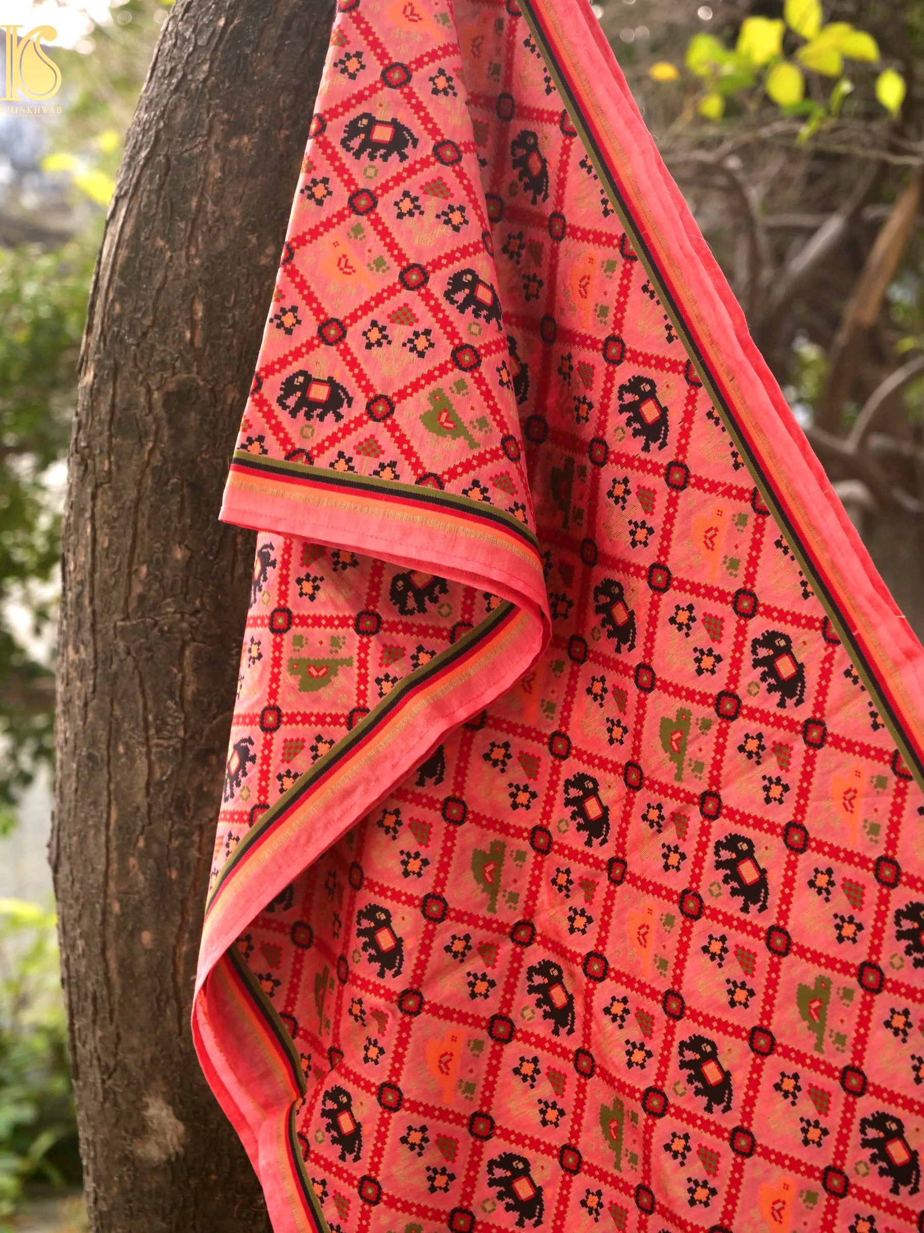 Pure Chiniya Silk Banarasi Woven Stole