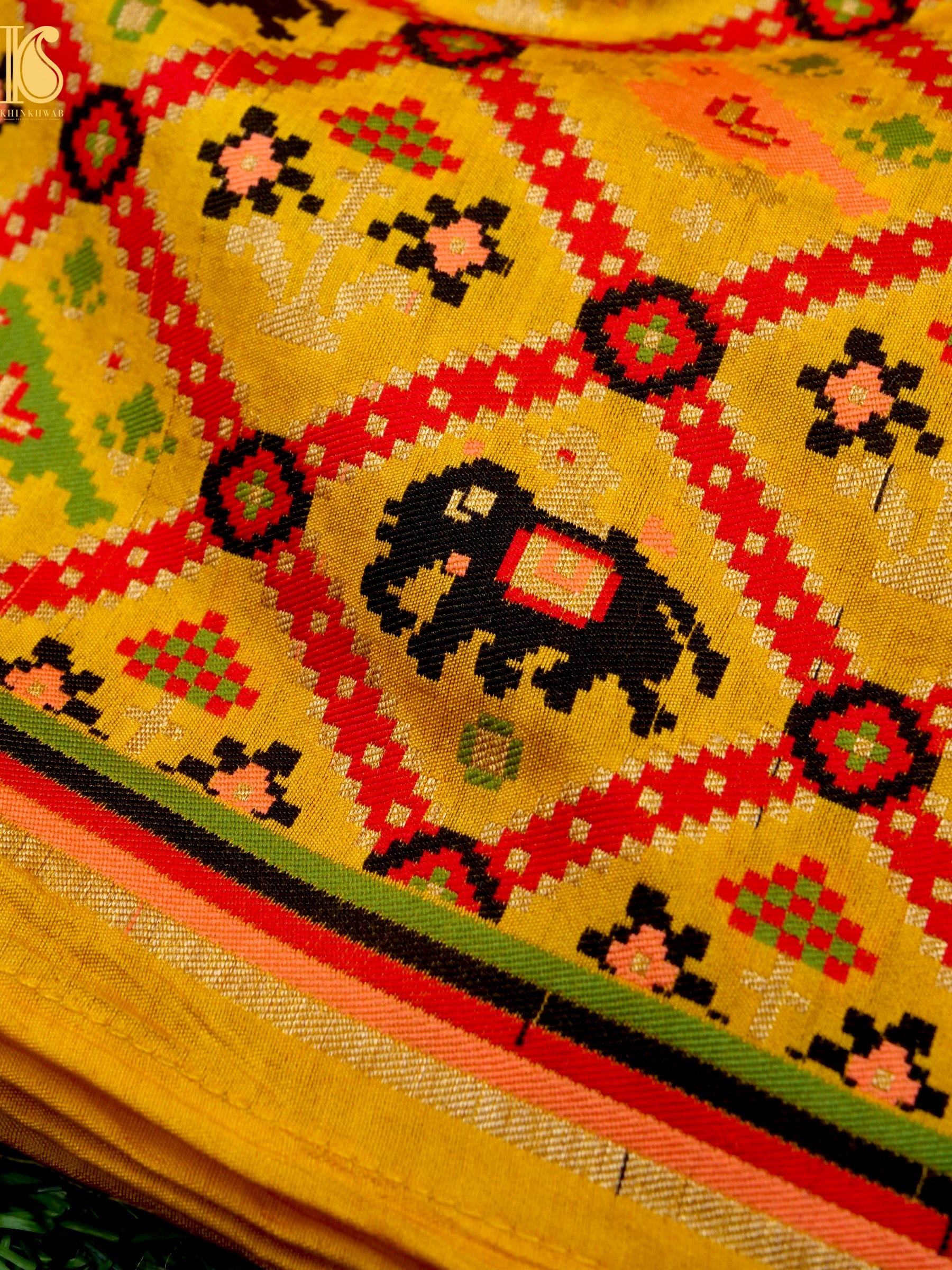 Pure Chiniya Silk Banarasi Woven Stole