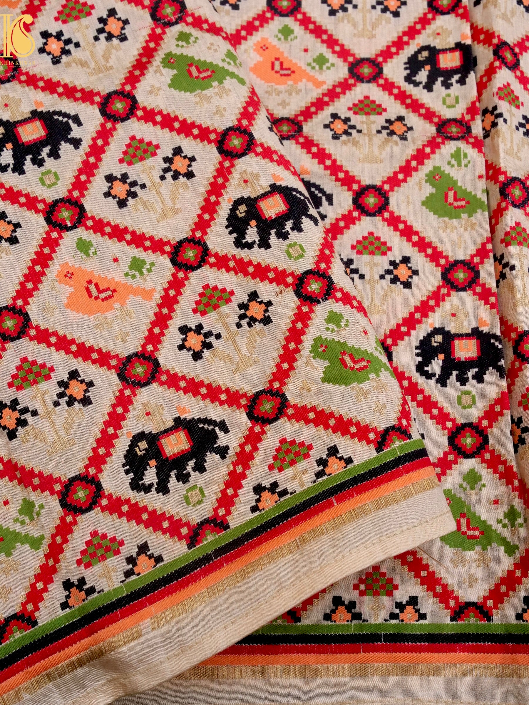 Pure Chiniya Silk Banarasi Woven Stole