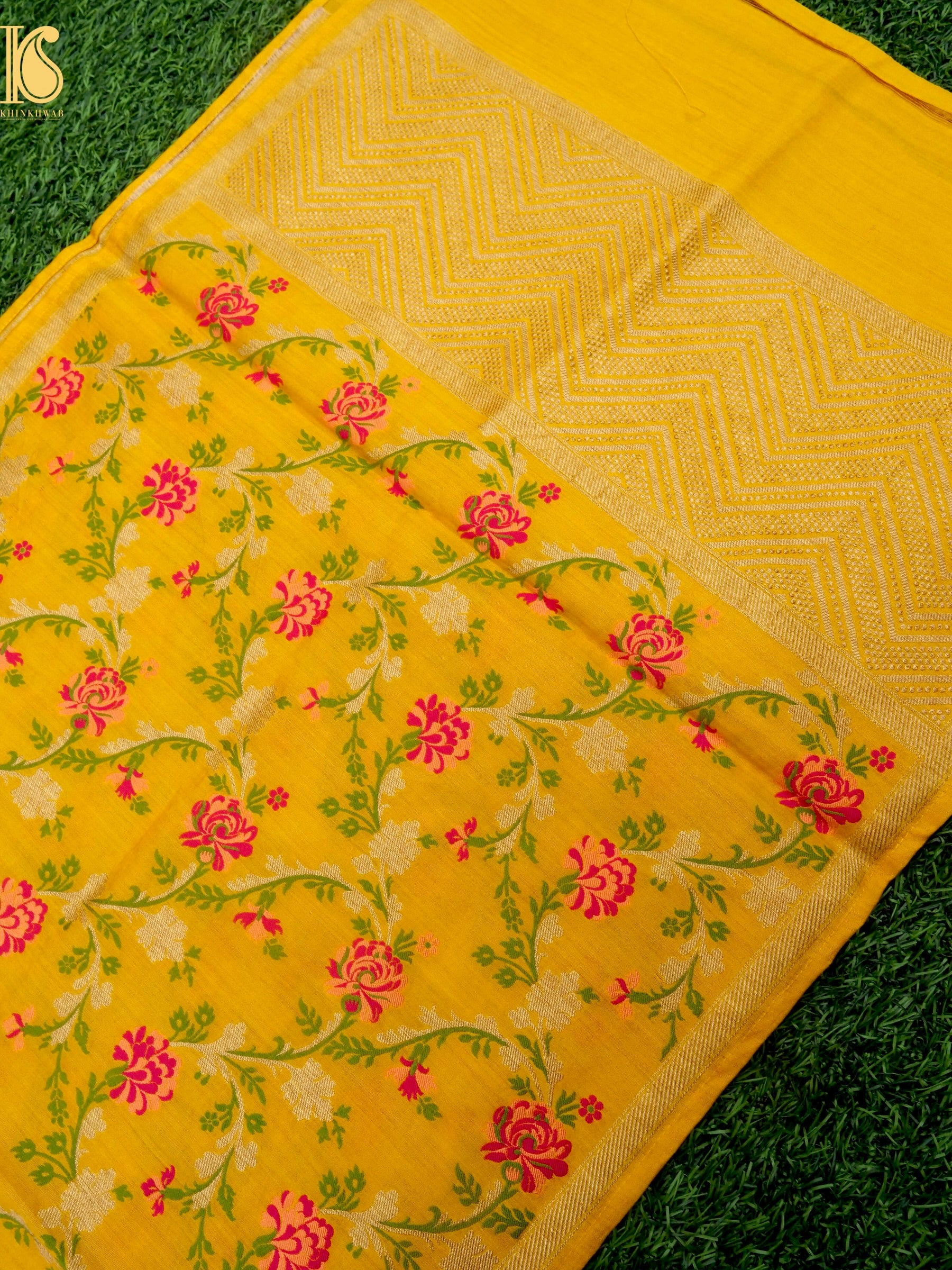 Pure Chiniya Silk Banarasi Woven Stole