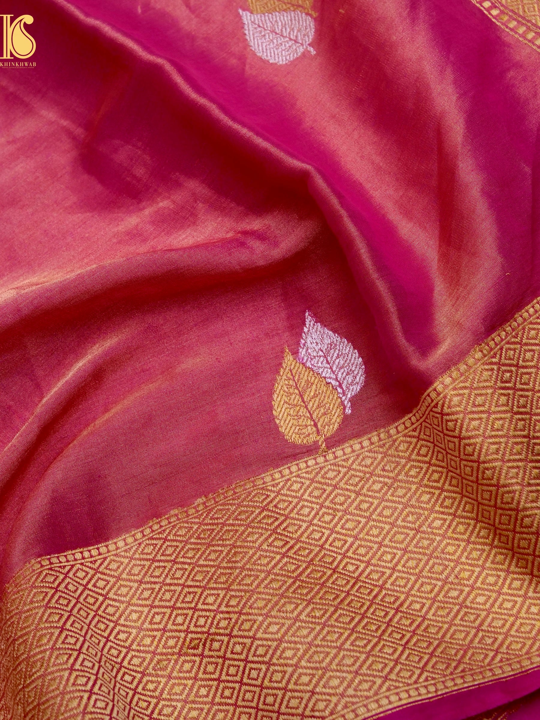 Handloom Banarasi Pure Tissue Silk Kadwa Saree