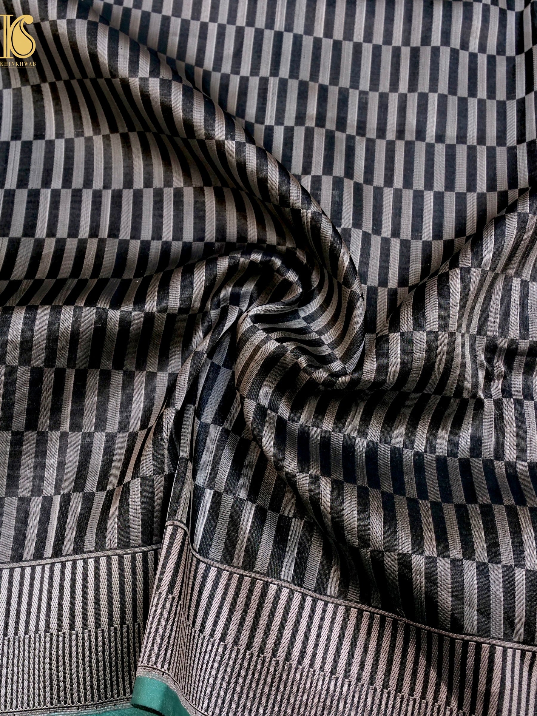 Handwoven Pure Katan Satin Silk Tanchoi Banarasi Saree