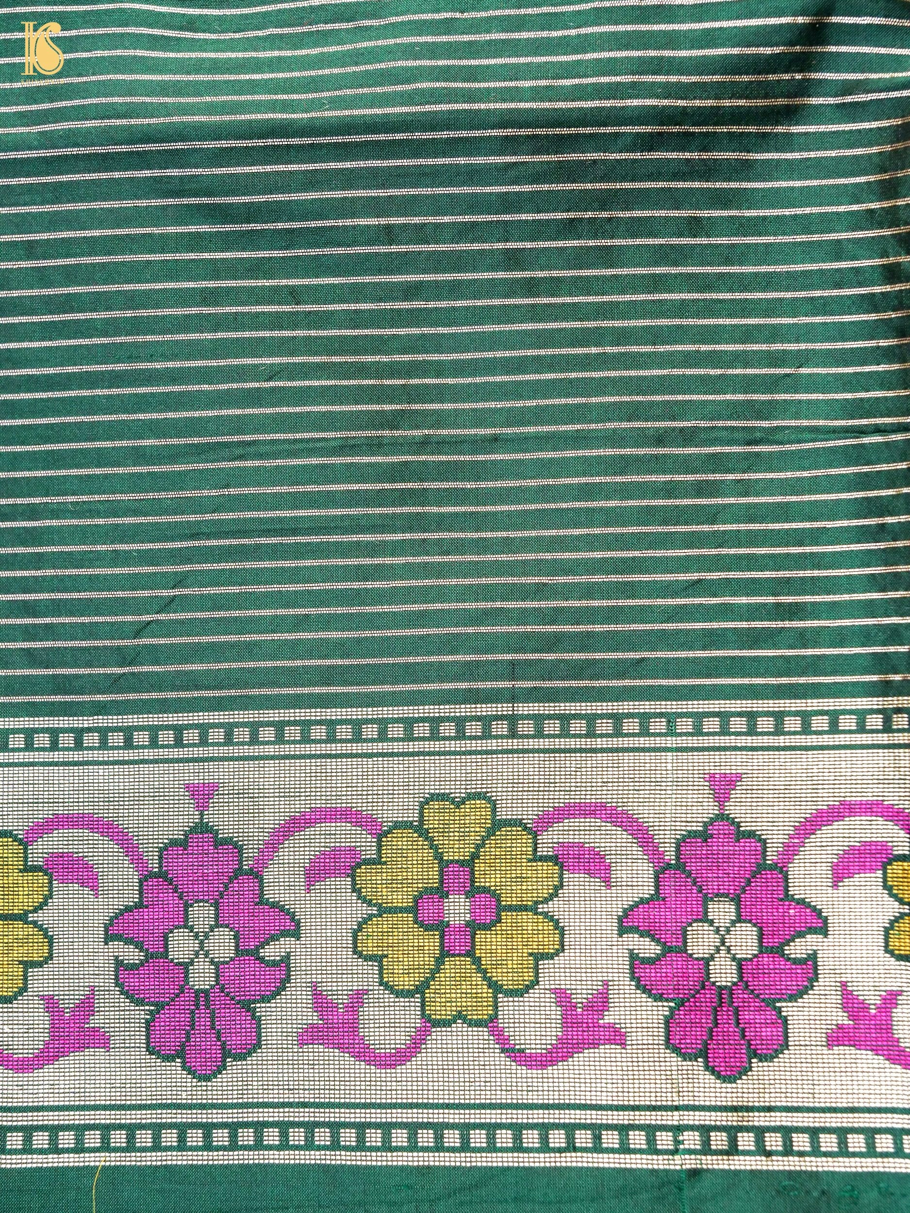 Handwoven Banarasi Katan Silk Patola Saree