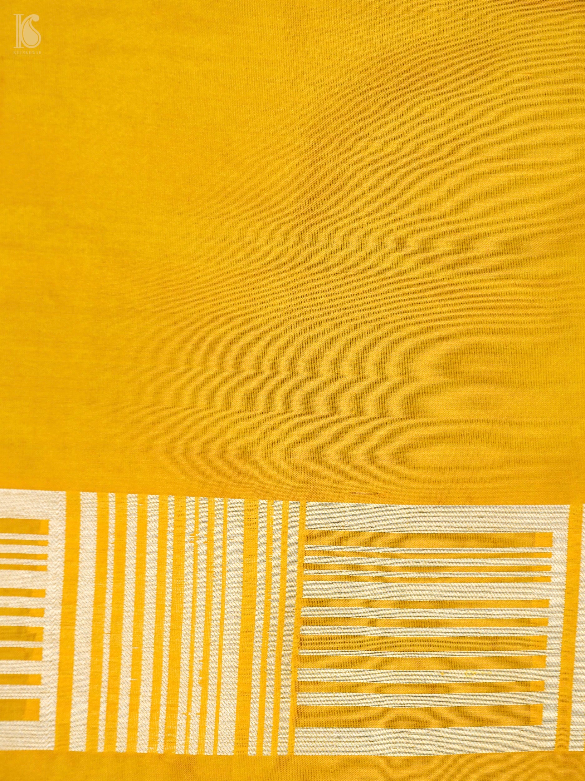 Handwoven Katan Silk Banarasi Chidiya Saree