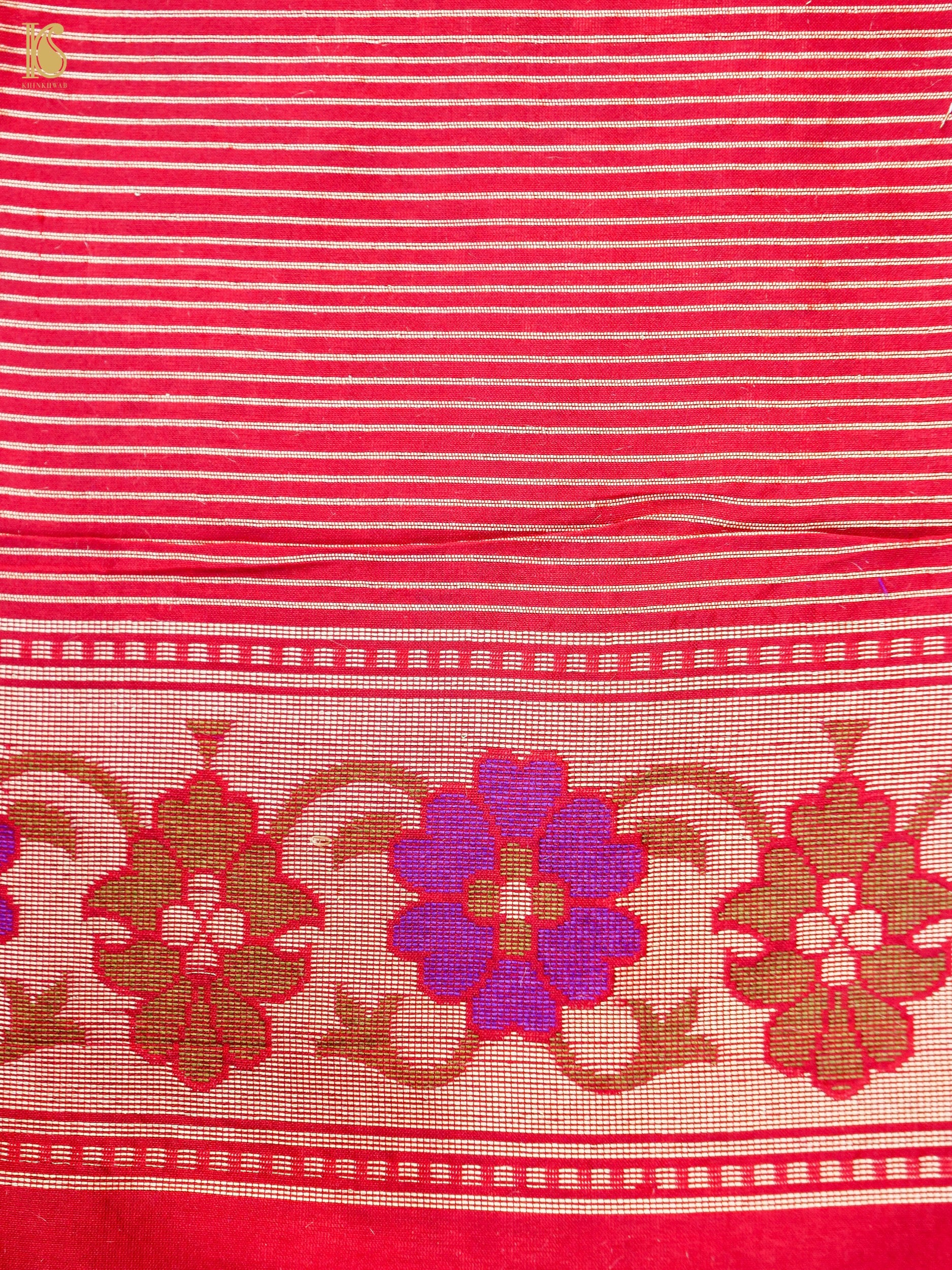 Handwoven Banarasi Katan Silk Patola Saree