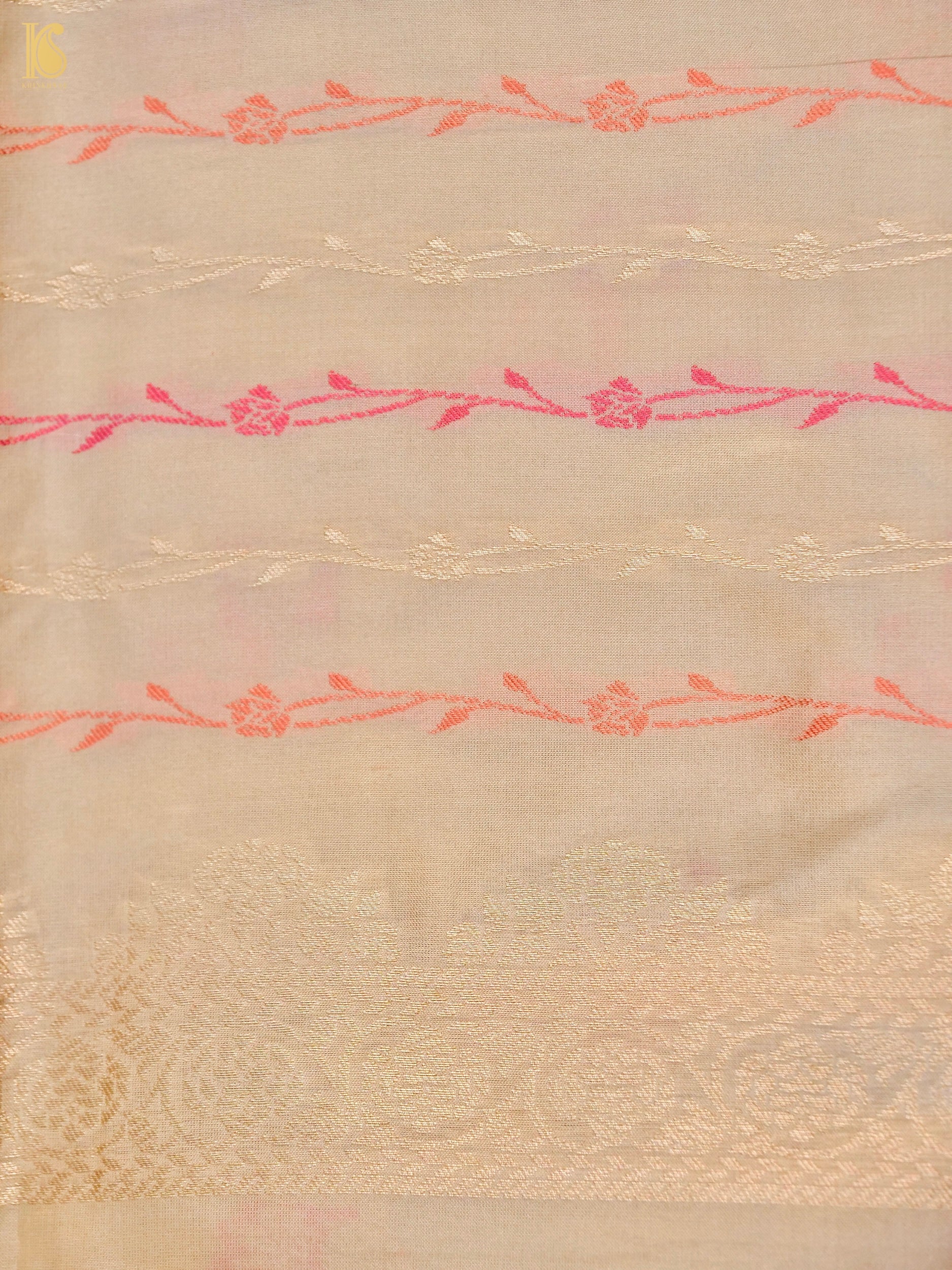 Handloom Banarasi Katan Silk Meenakari Saree