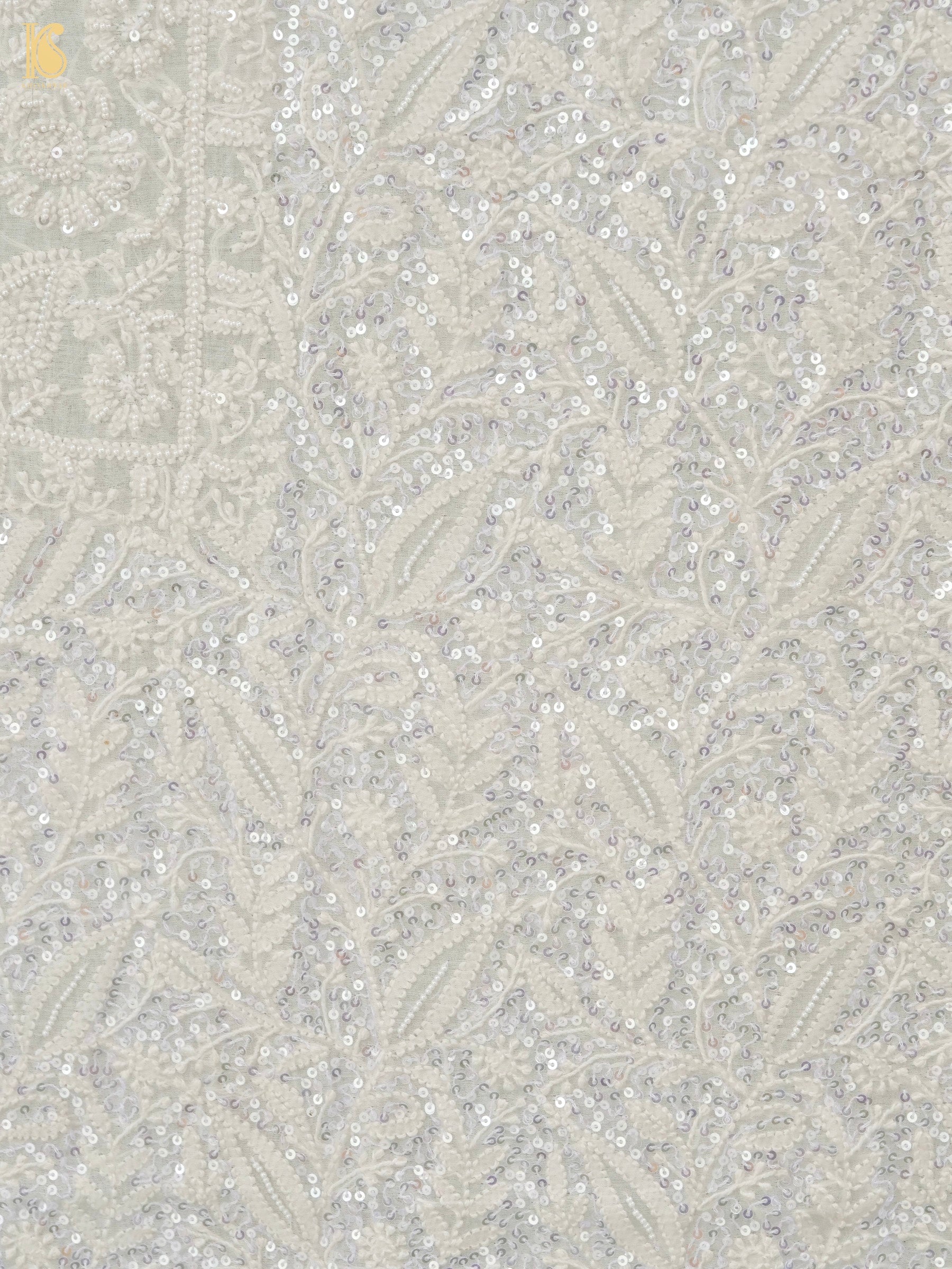 Pure Mul Cotton Silk Suit Set with Chikankari Work