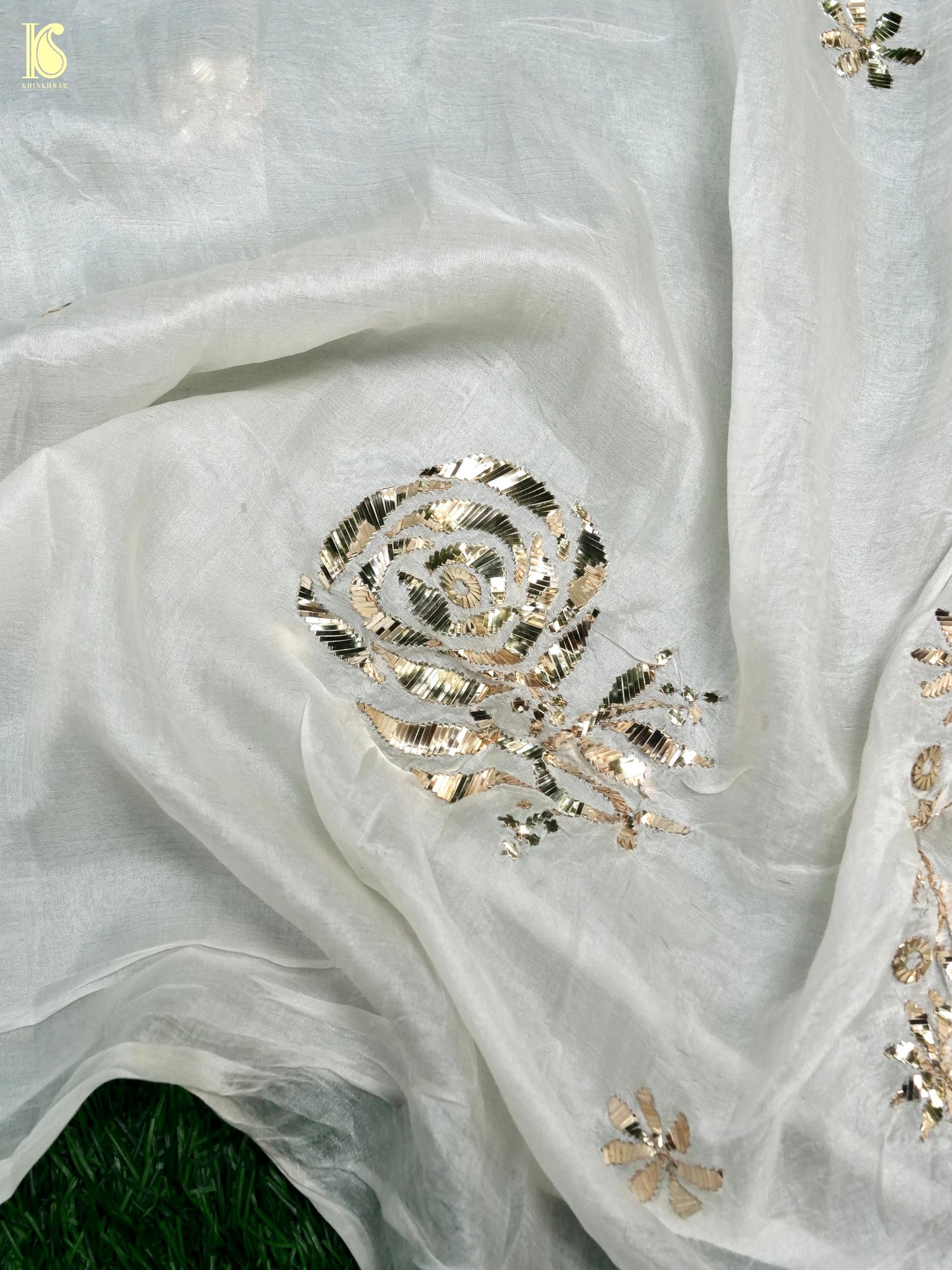 Pure Silk Suit Set with Mukaish Work