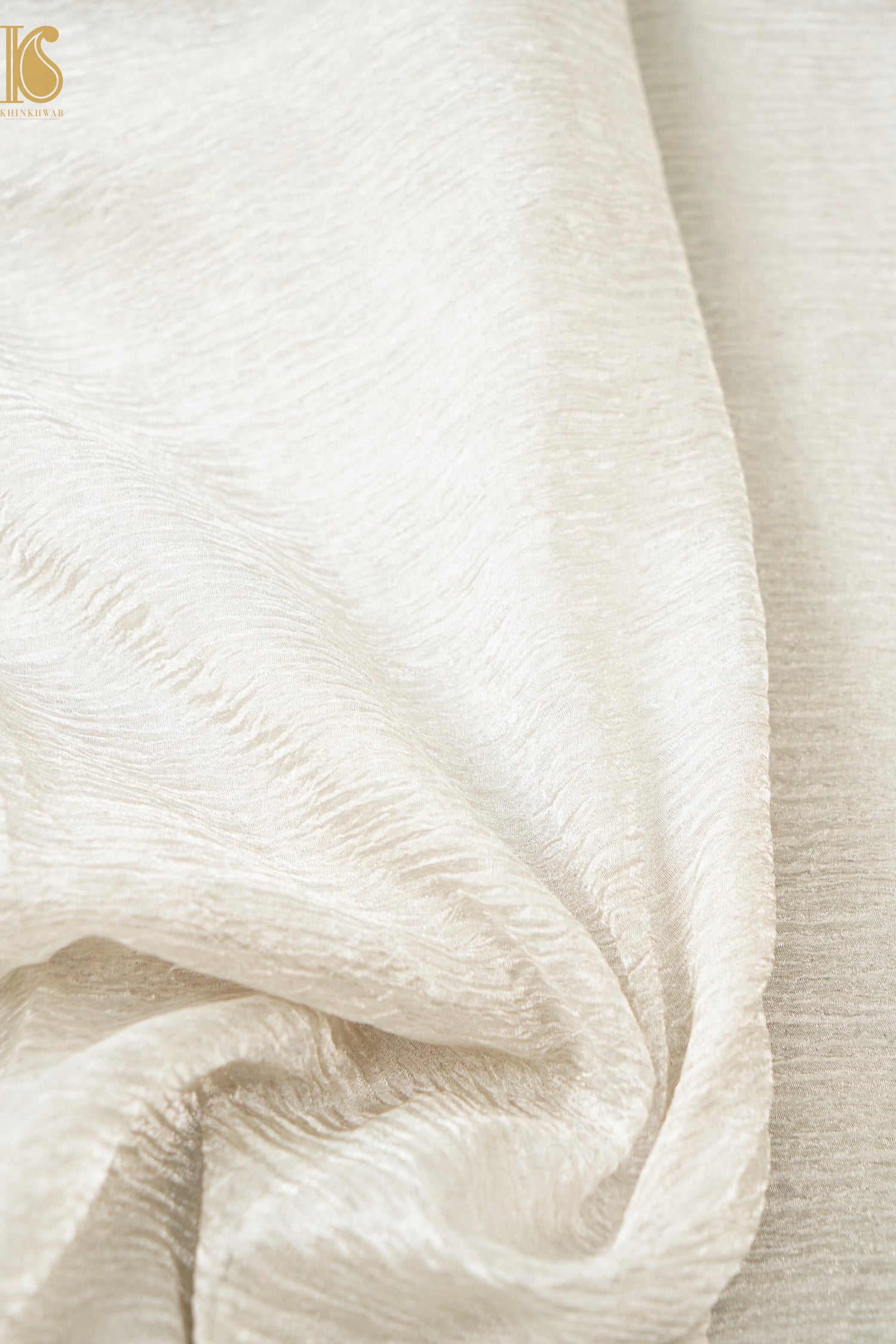 Banarasi Crush Tissue Silk Saree with Border