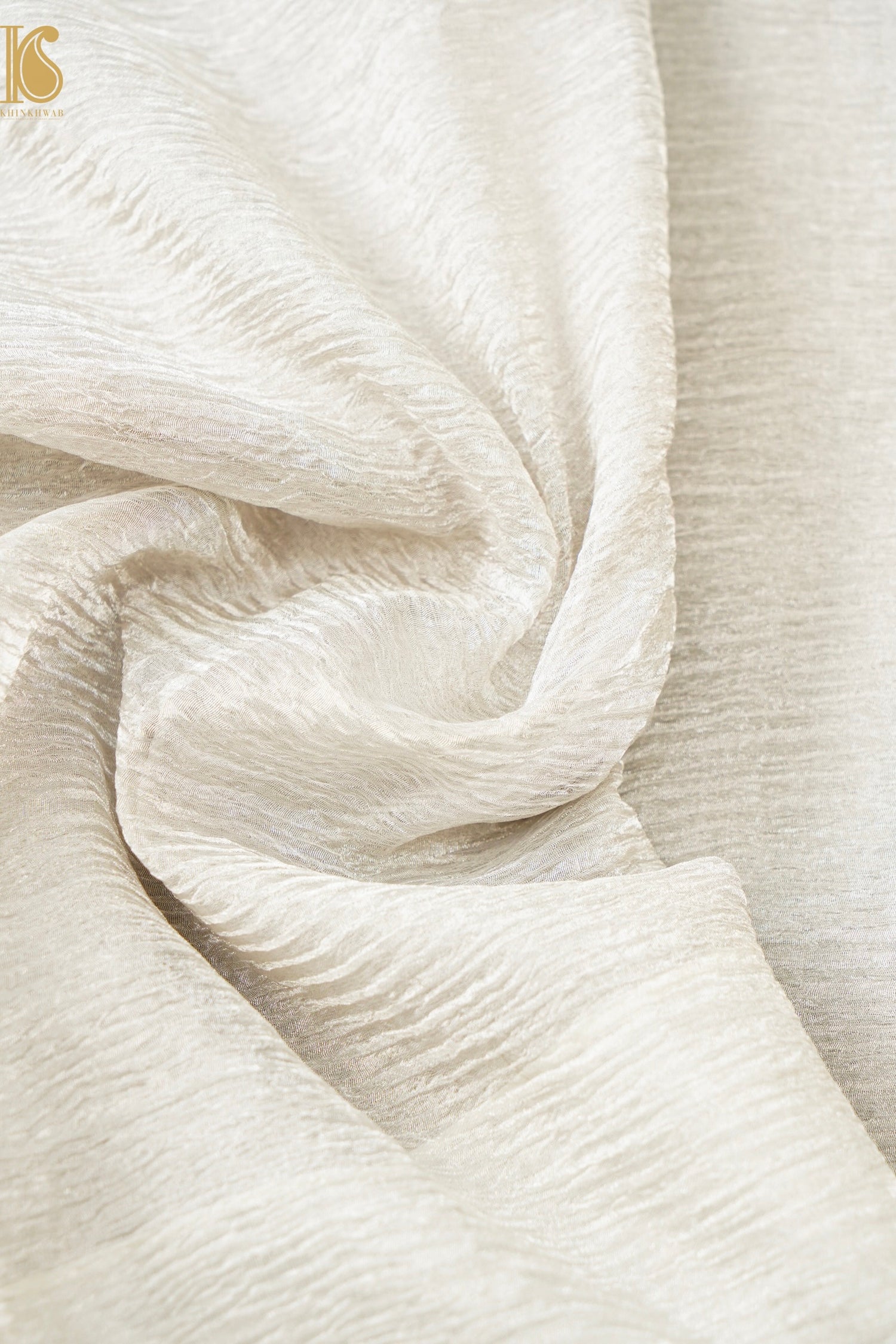 Banarasi Crush Tissue Silk Saree with Border