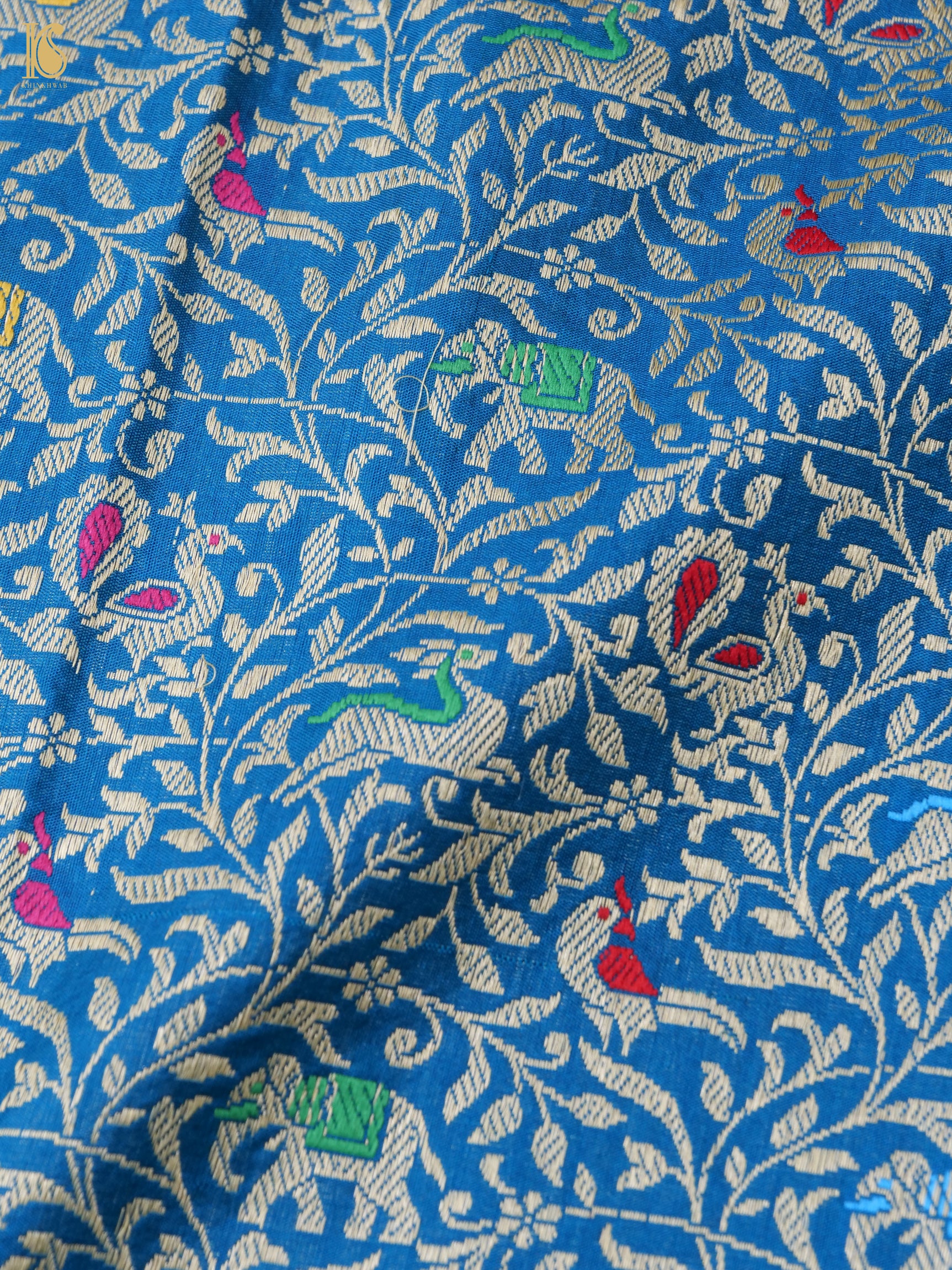 Handloom Banarasi Katan Shikargah Saree