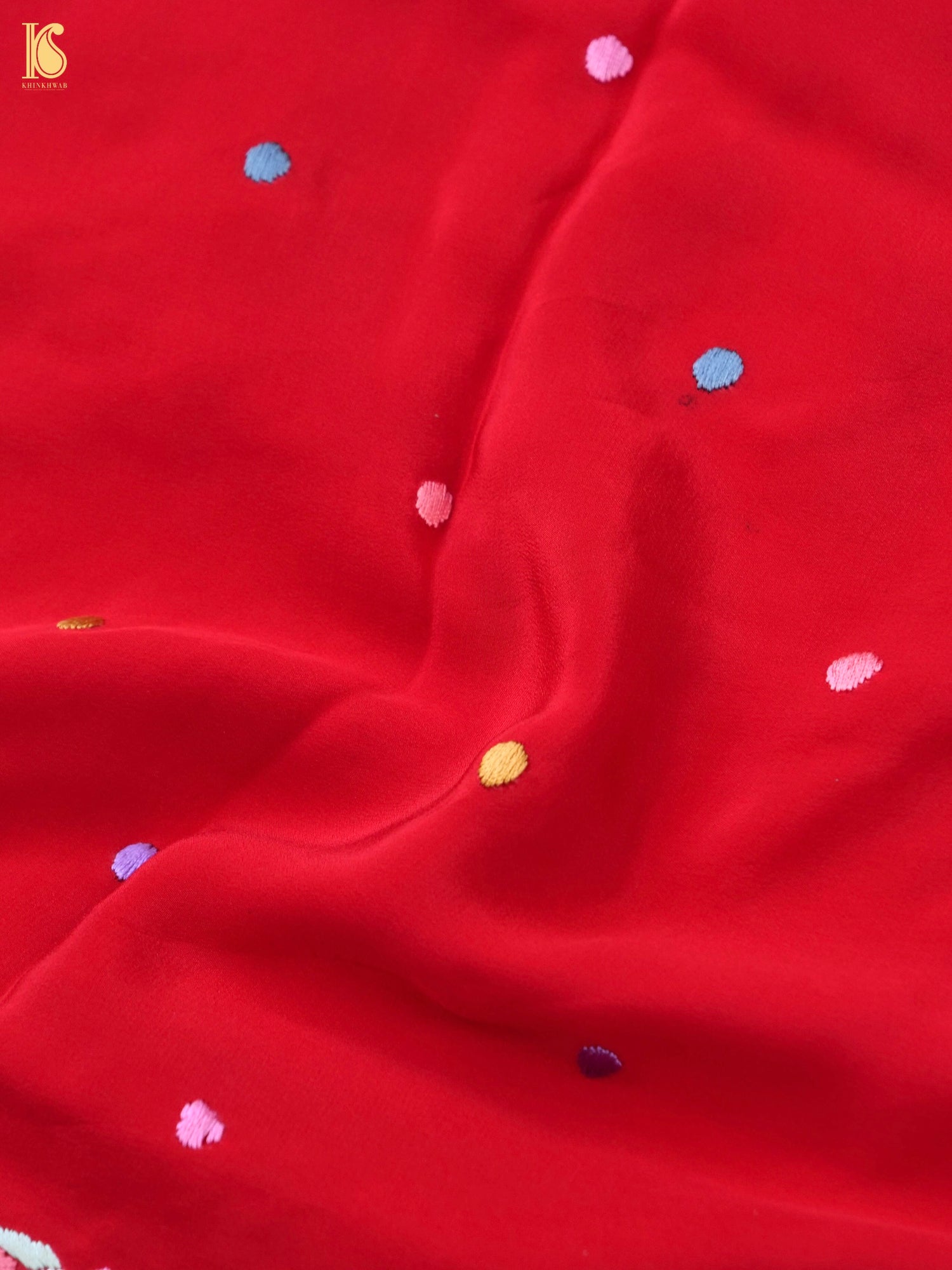 Parsi Gara Pure Crepe Saree