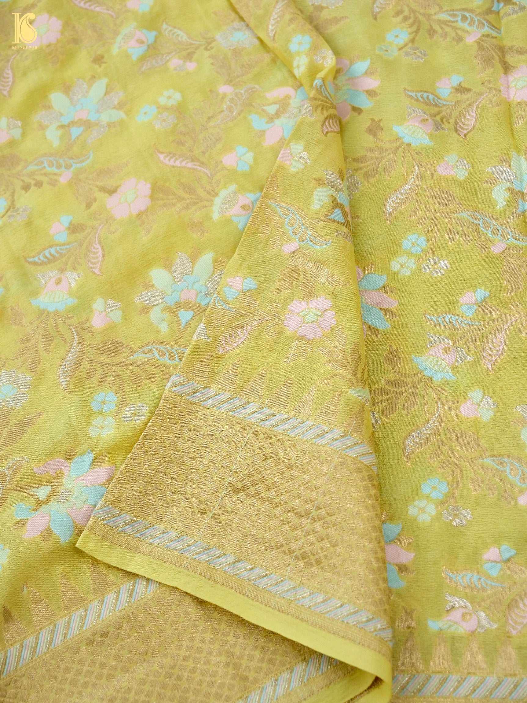 Georgette Silk Meenakari Banarasi Dupatta