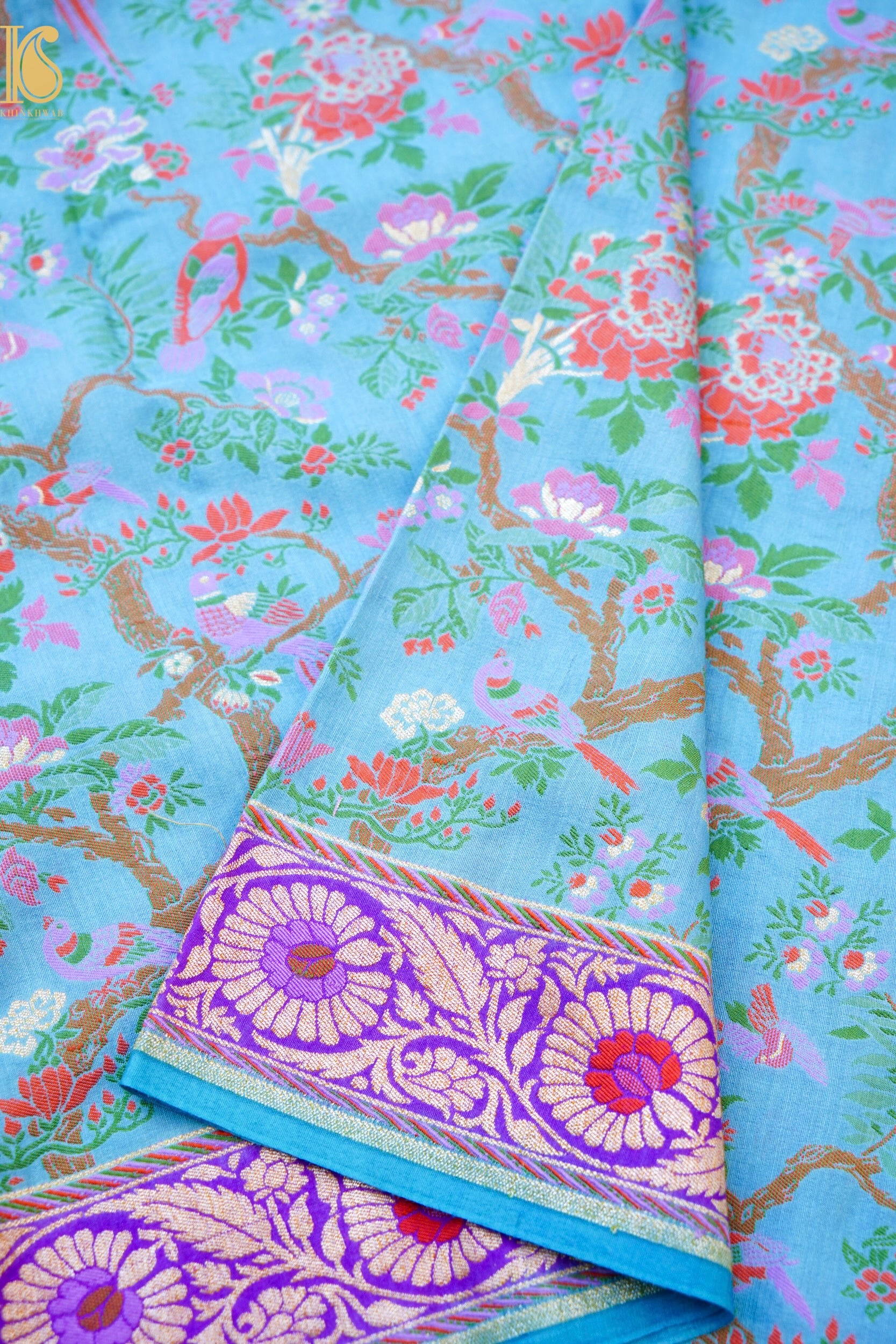 Moonga Silk Meenakari Banarasi Dupatta
