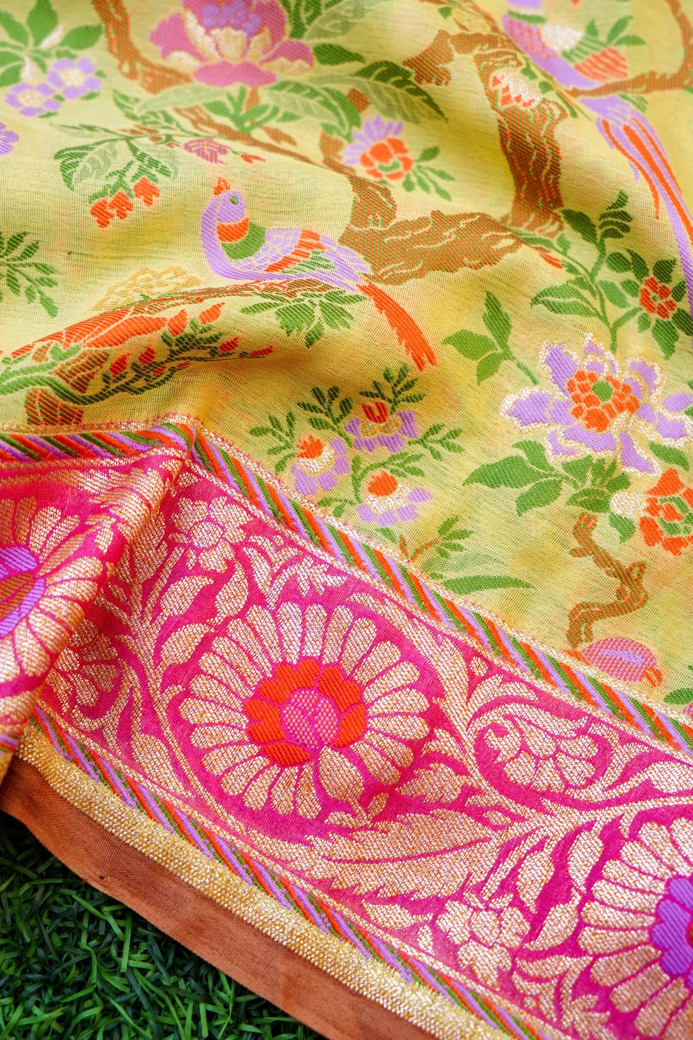 Georgette Silk Meenakari Banarasi Dupatta