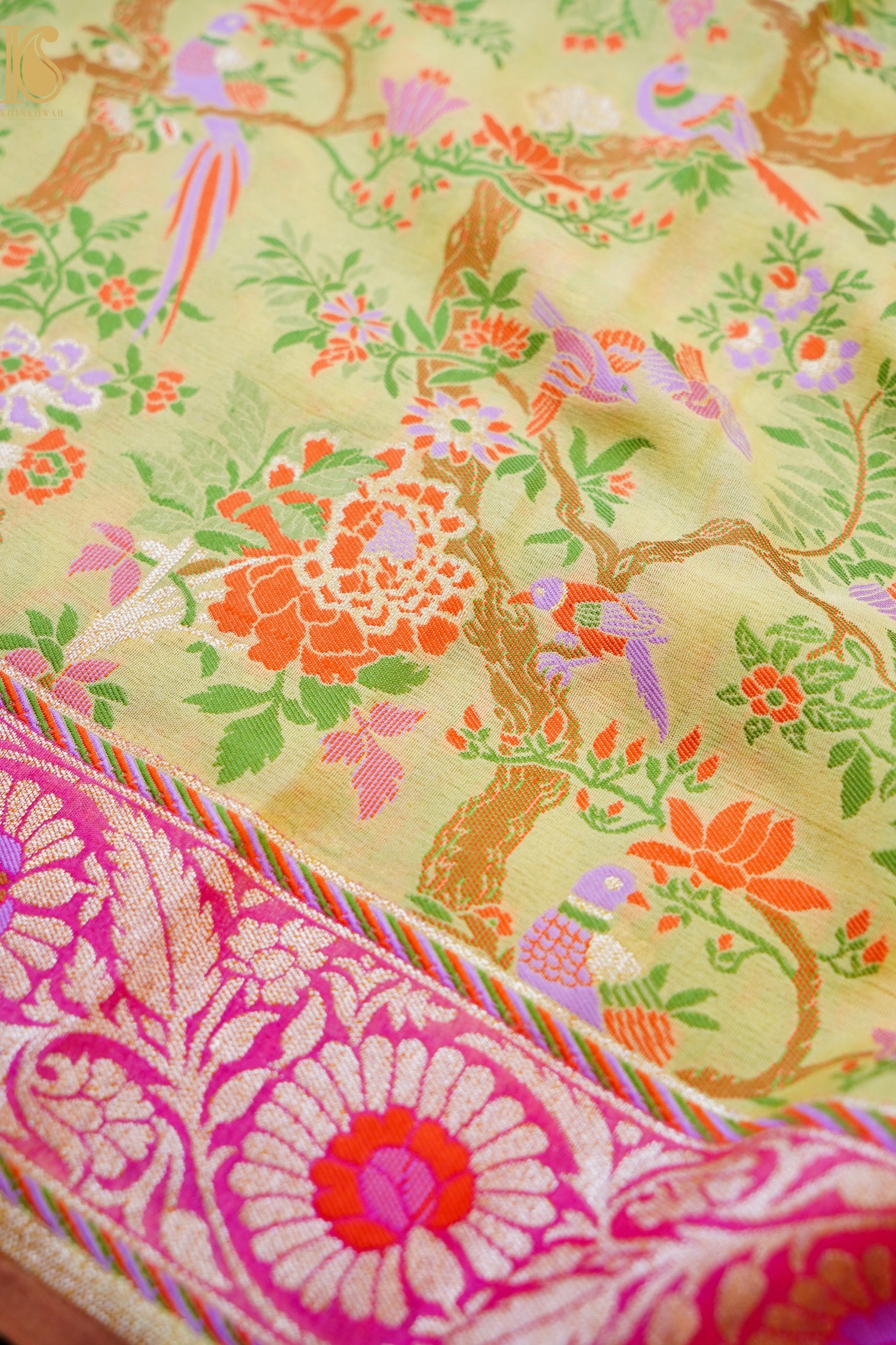 Georgette Silk Meenakari Banarasi Dupatta