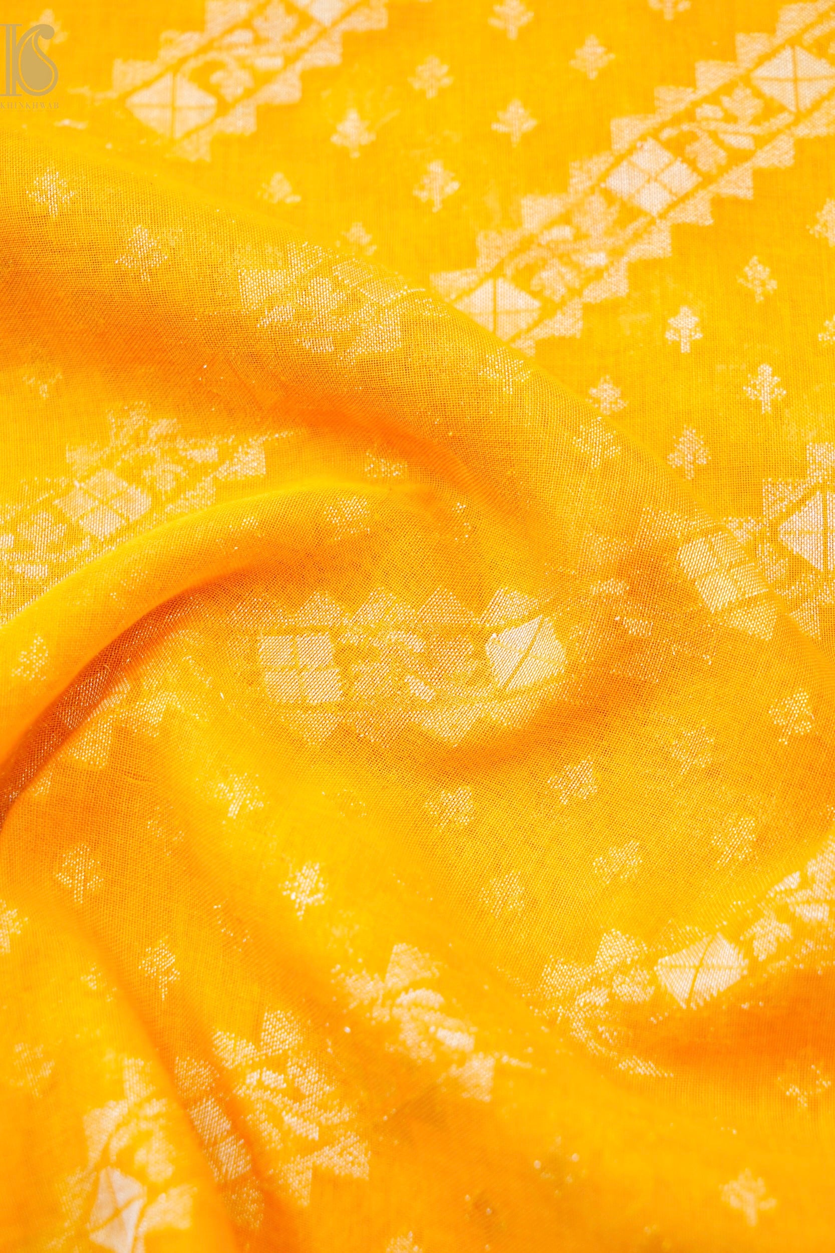 Banarasi Cotton Handloom Jamdani Ektara Saree