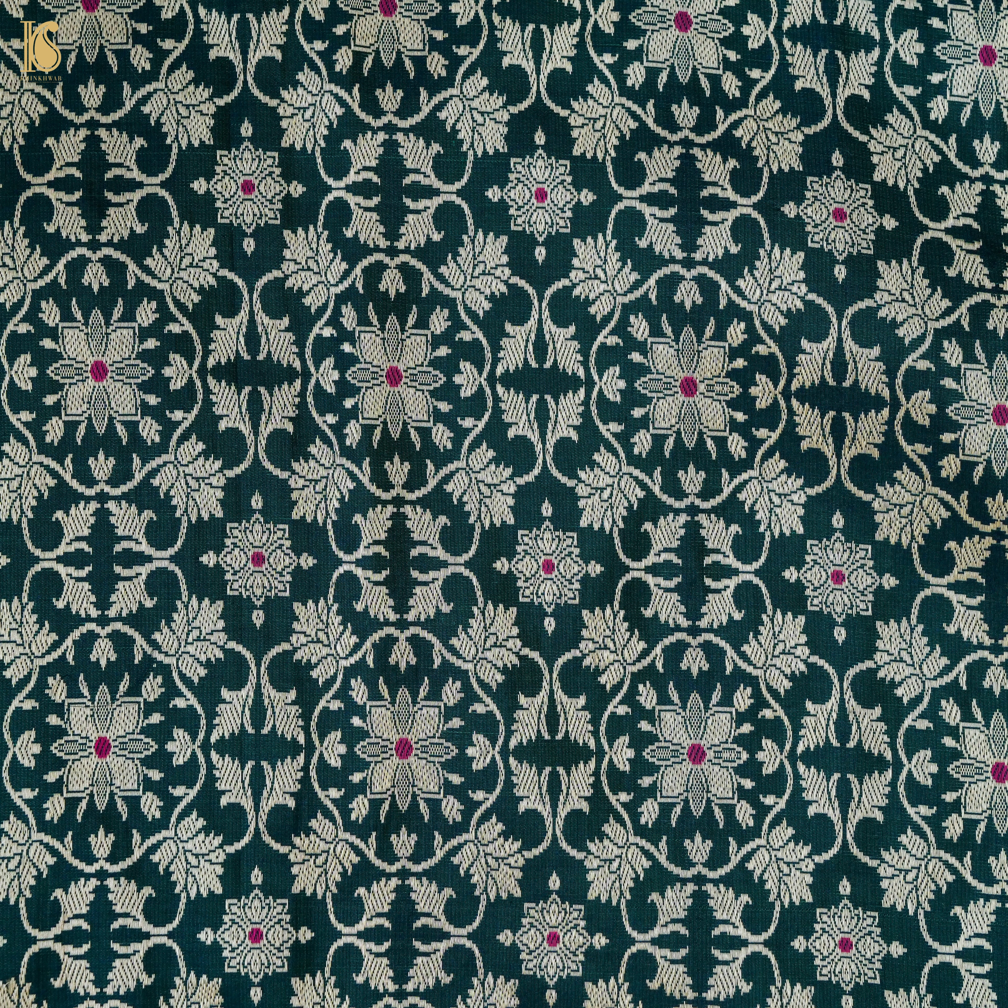 Handloom Banarasi Katan Silk Kalidar Mayura Gajraj Lehenga