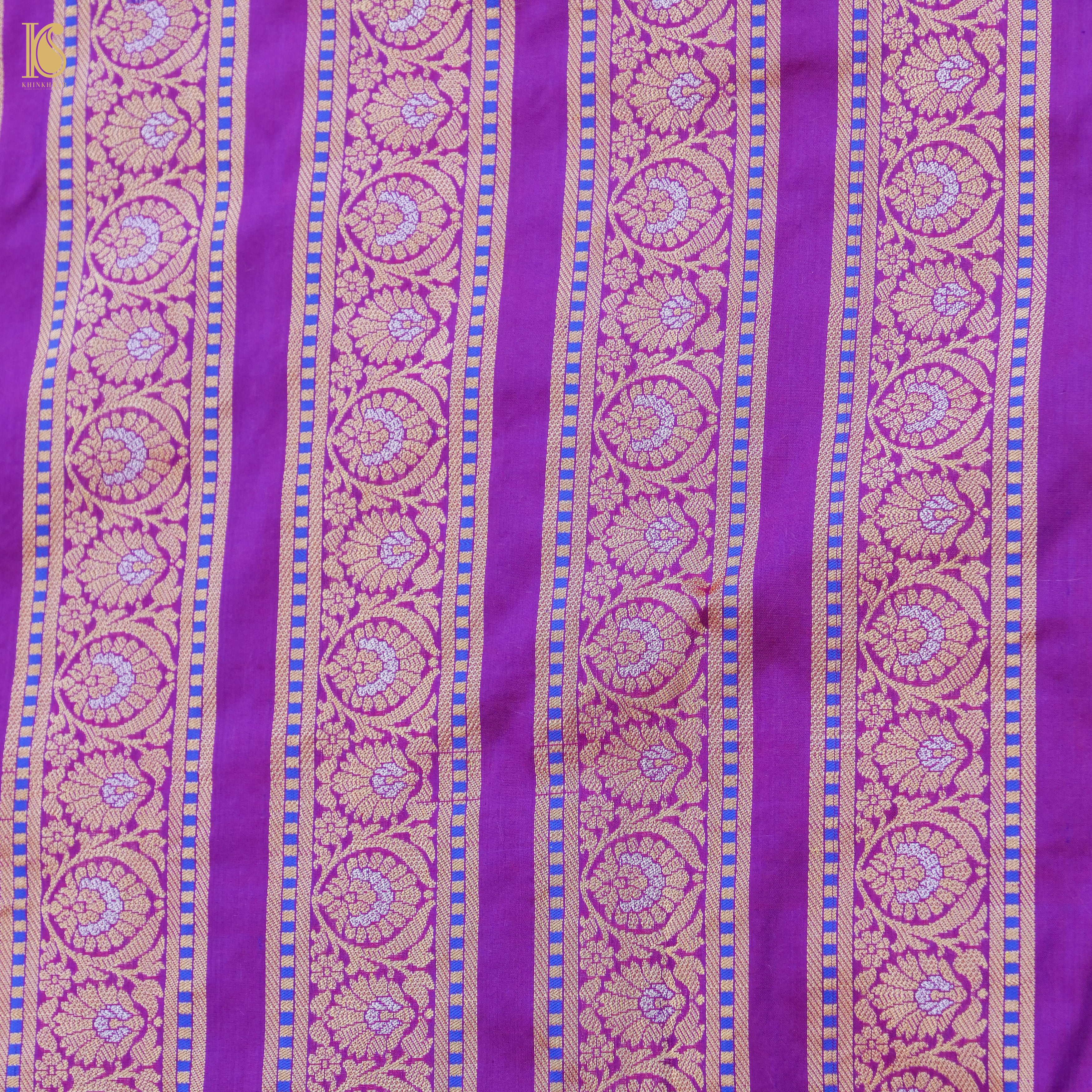 Handloom Banarasi Katan Silk Kalidar Kilikila Lehenga