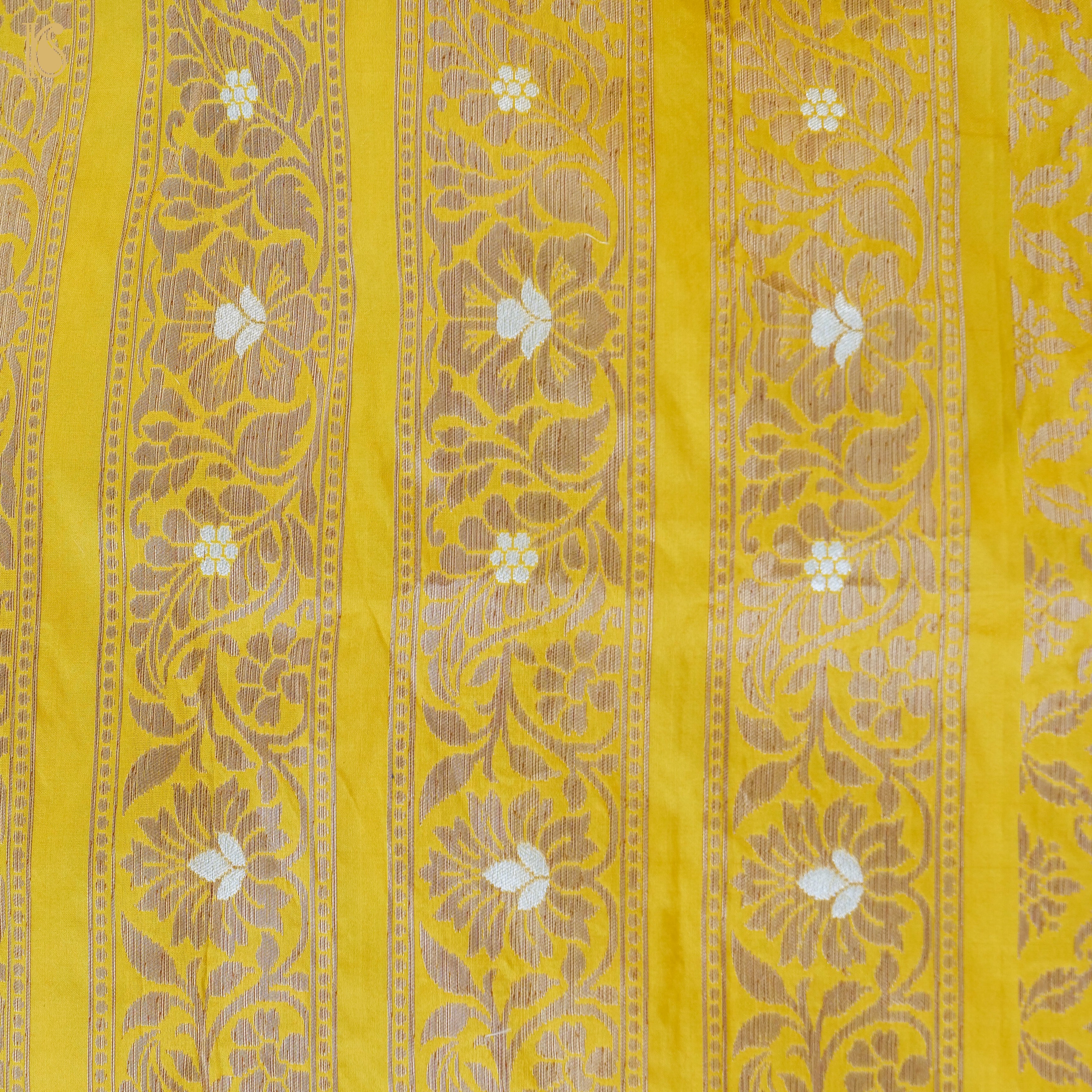 Handloom Banarasi Katan Silk Kalidar Gulnar Lehenga