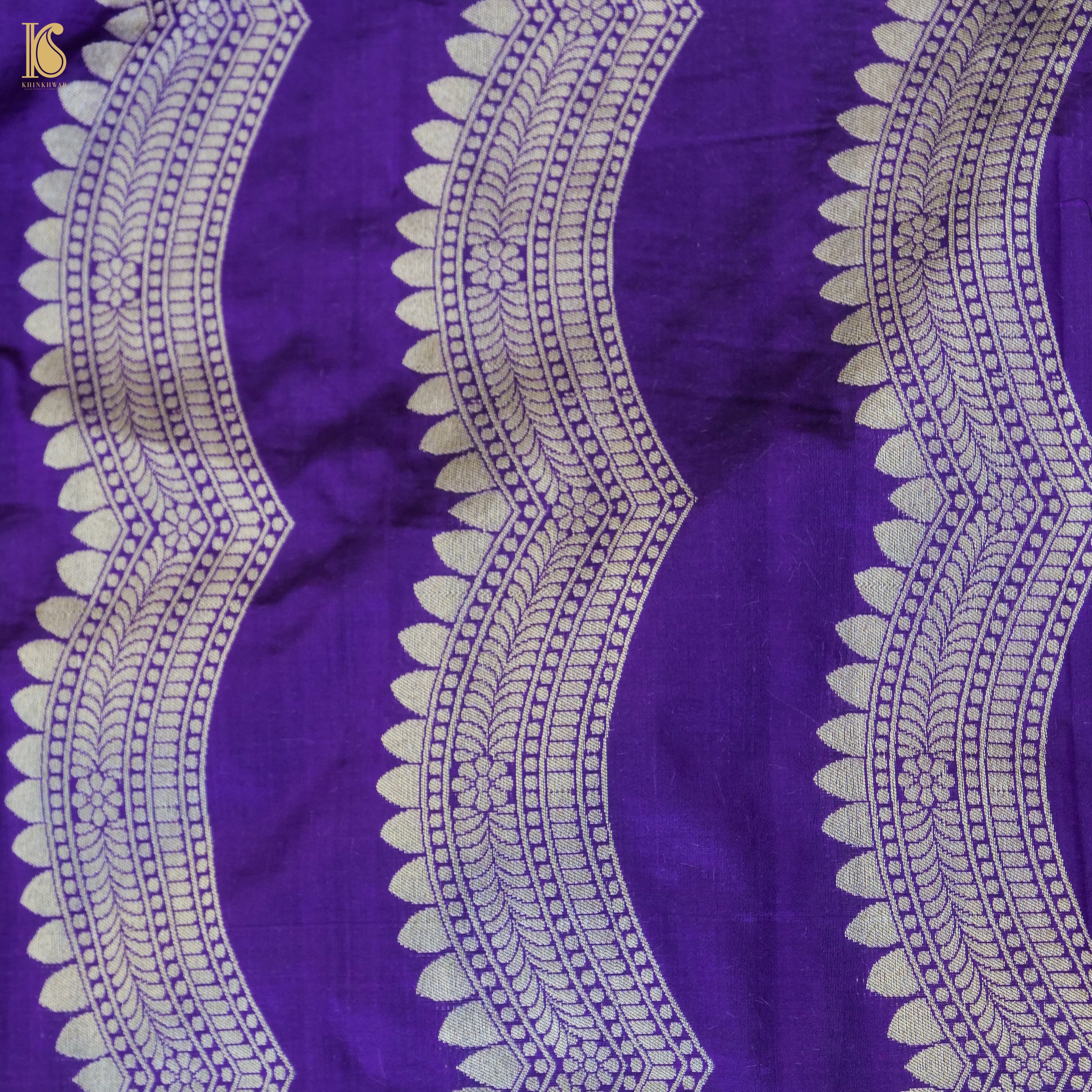 Handloom Banarasi Katan Silk Kalidar Ambrozia Lehenga