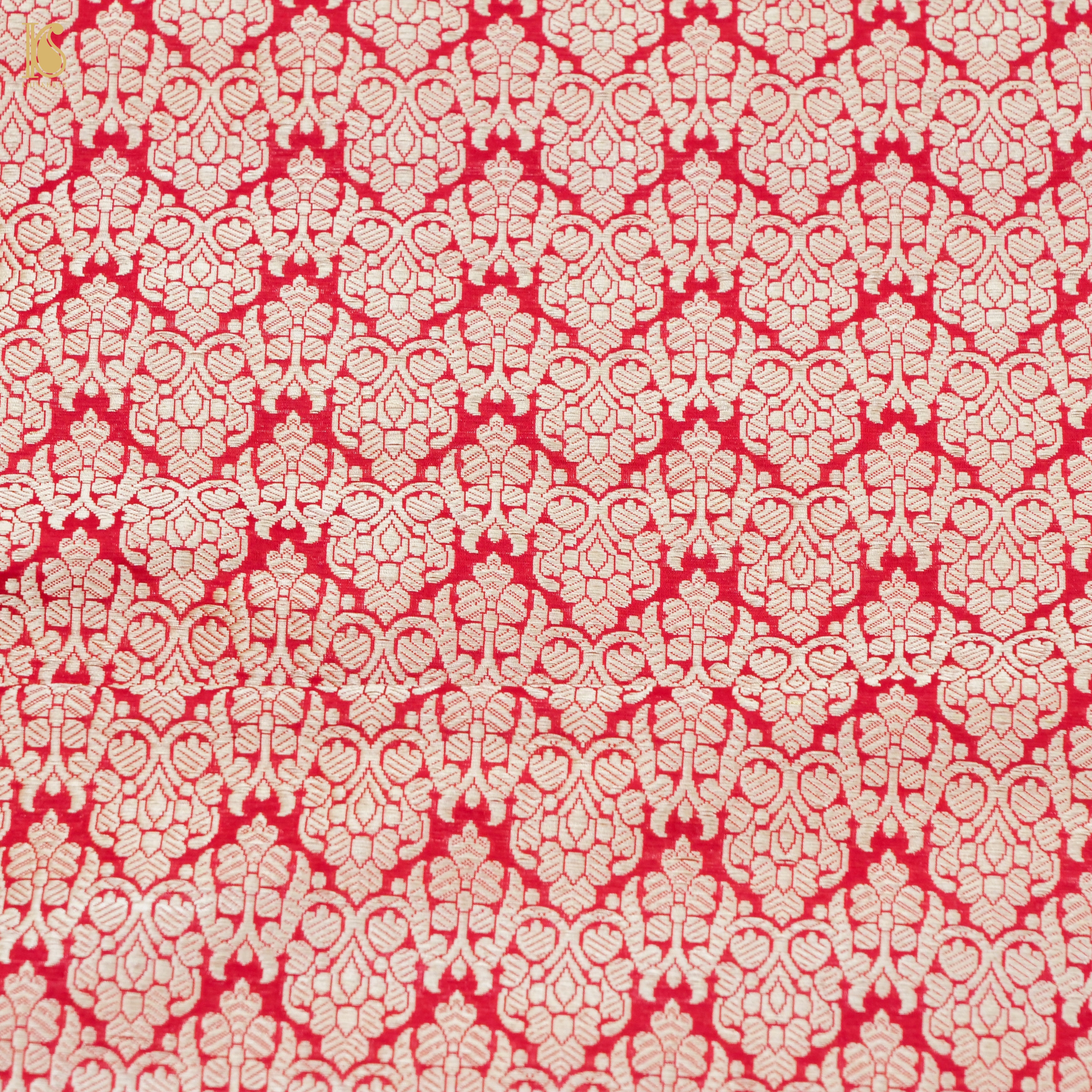 Handloom Banarasi Katan Silk Kalidar Rangtaal Lehenga