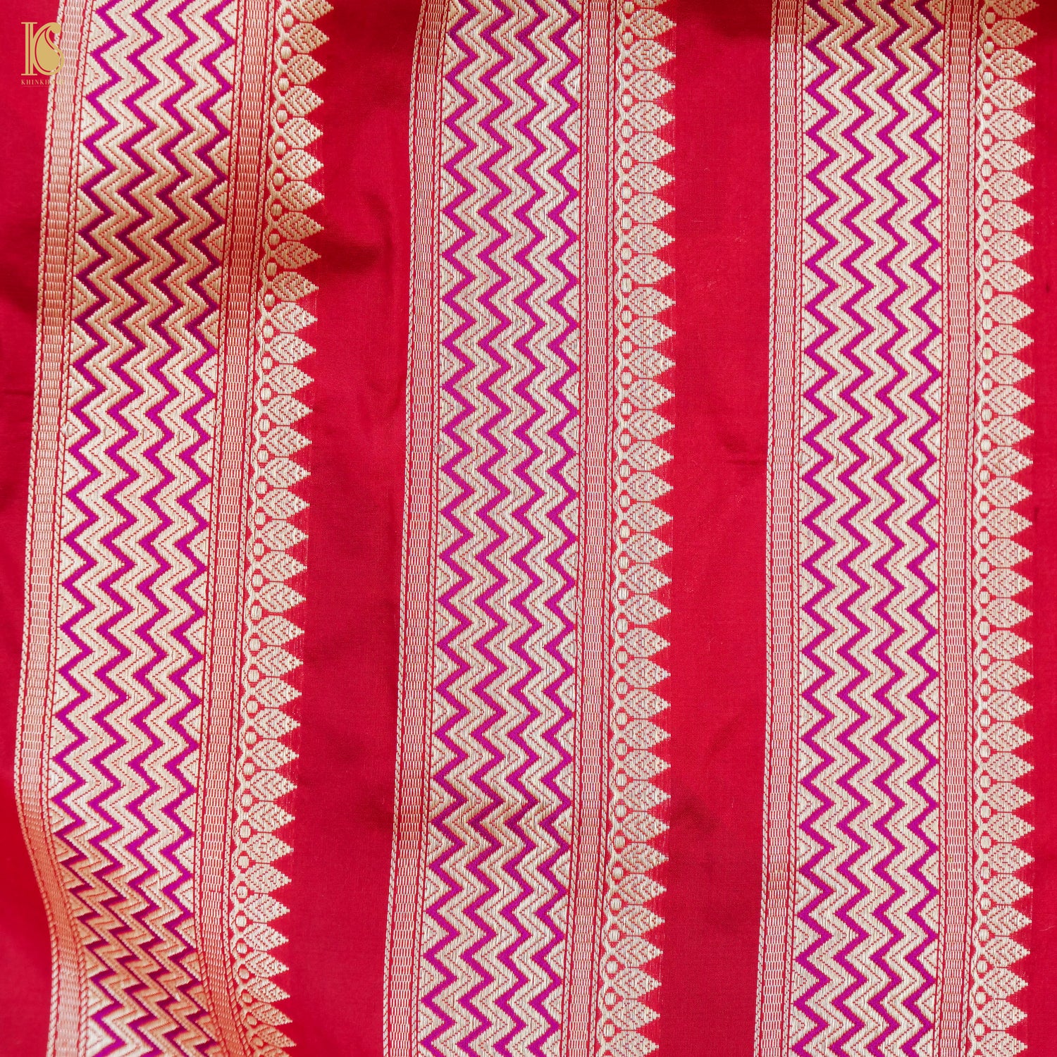 Handloom Banarasi Katan Silk Kalidar Rangtaal Lehenga