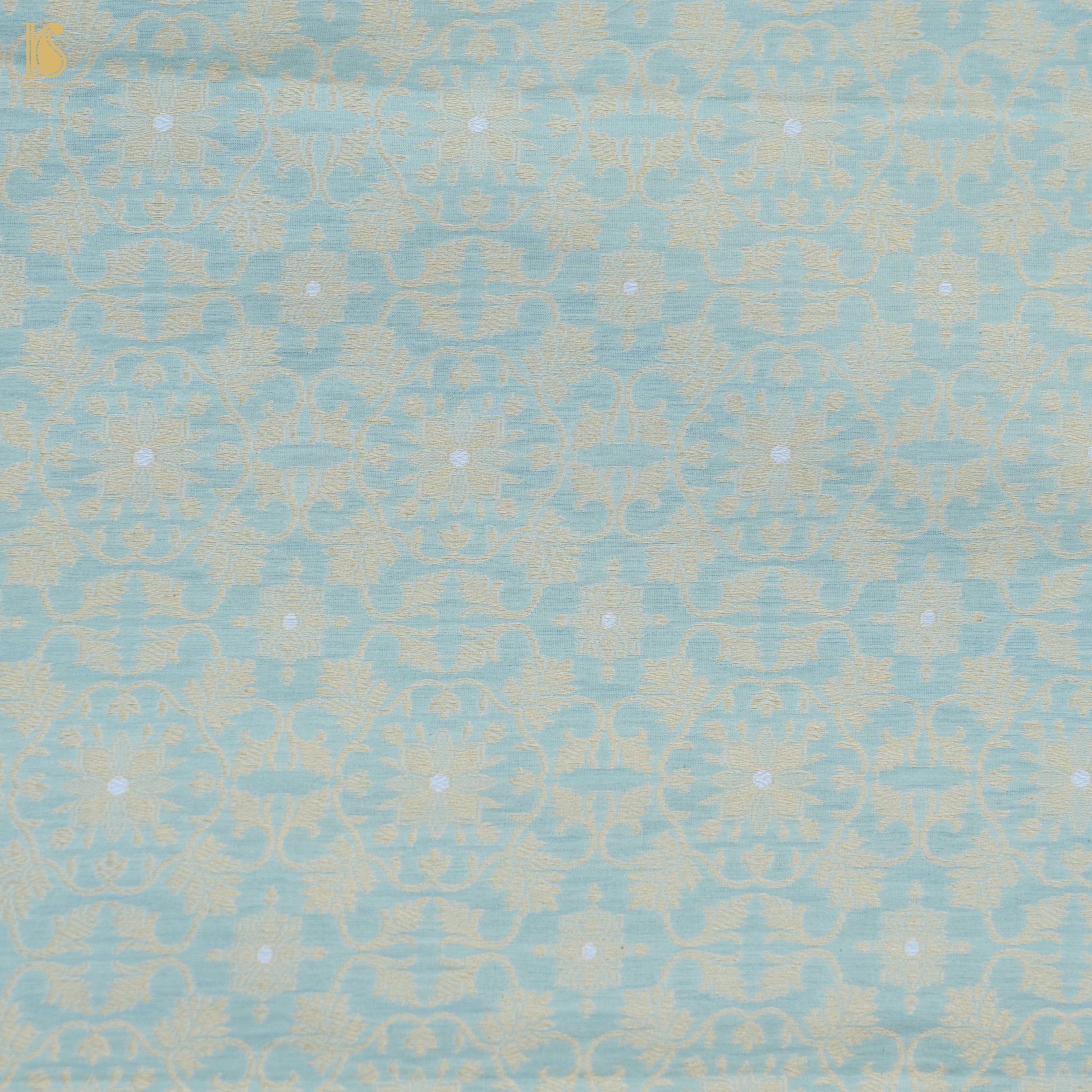 Handloom Banarasi Katan Silk Kalidar Swanwi Lehenga