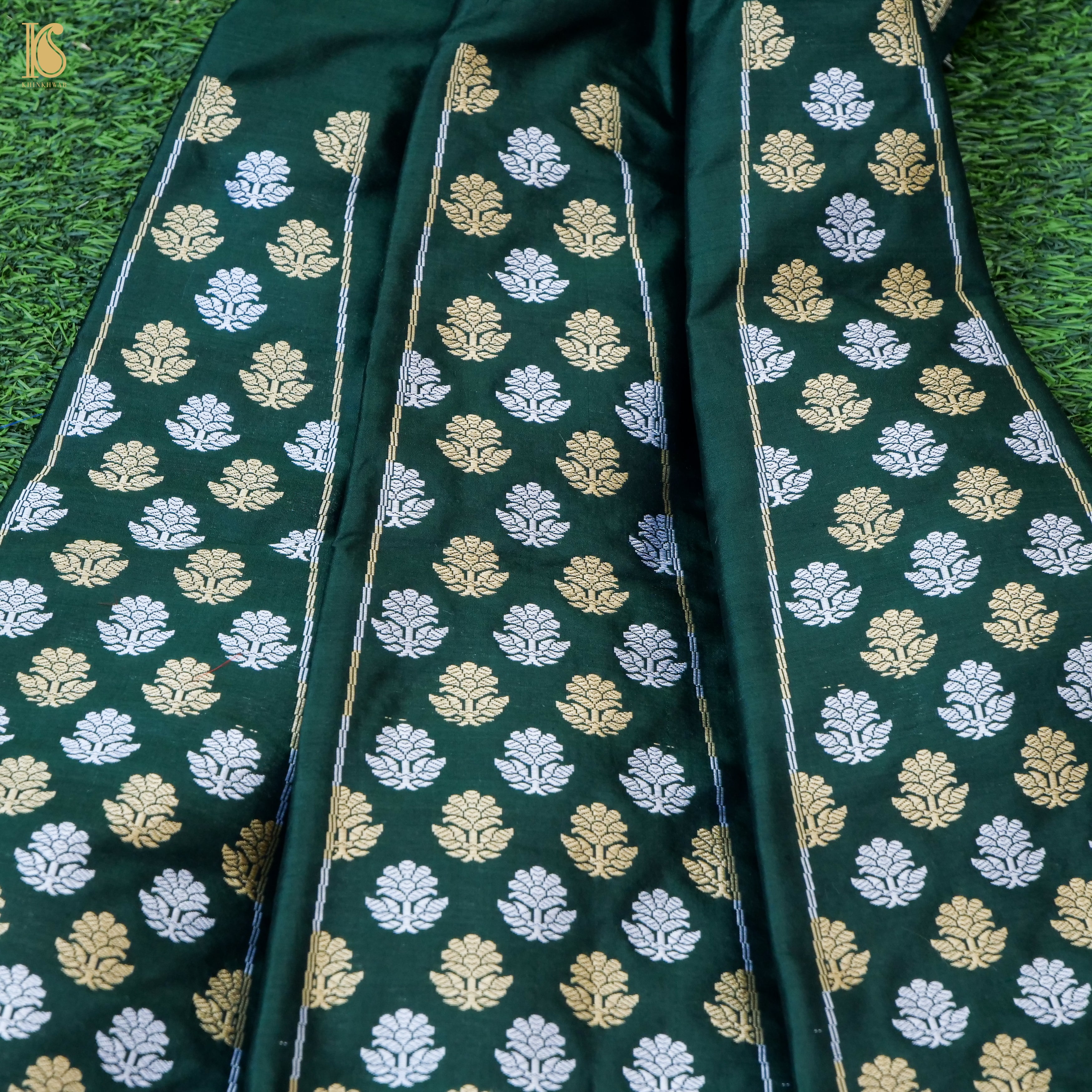 Handloom Banarasi Katan Silk Kalidar Kairavi Lehenga