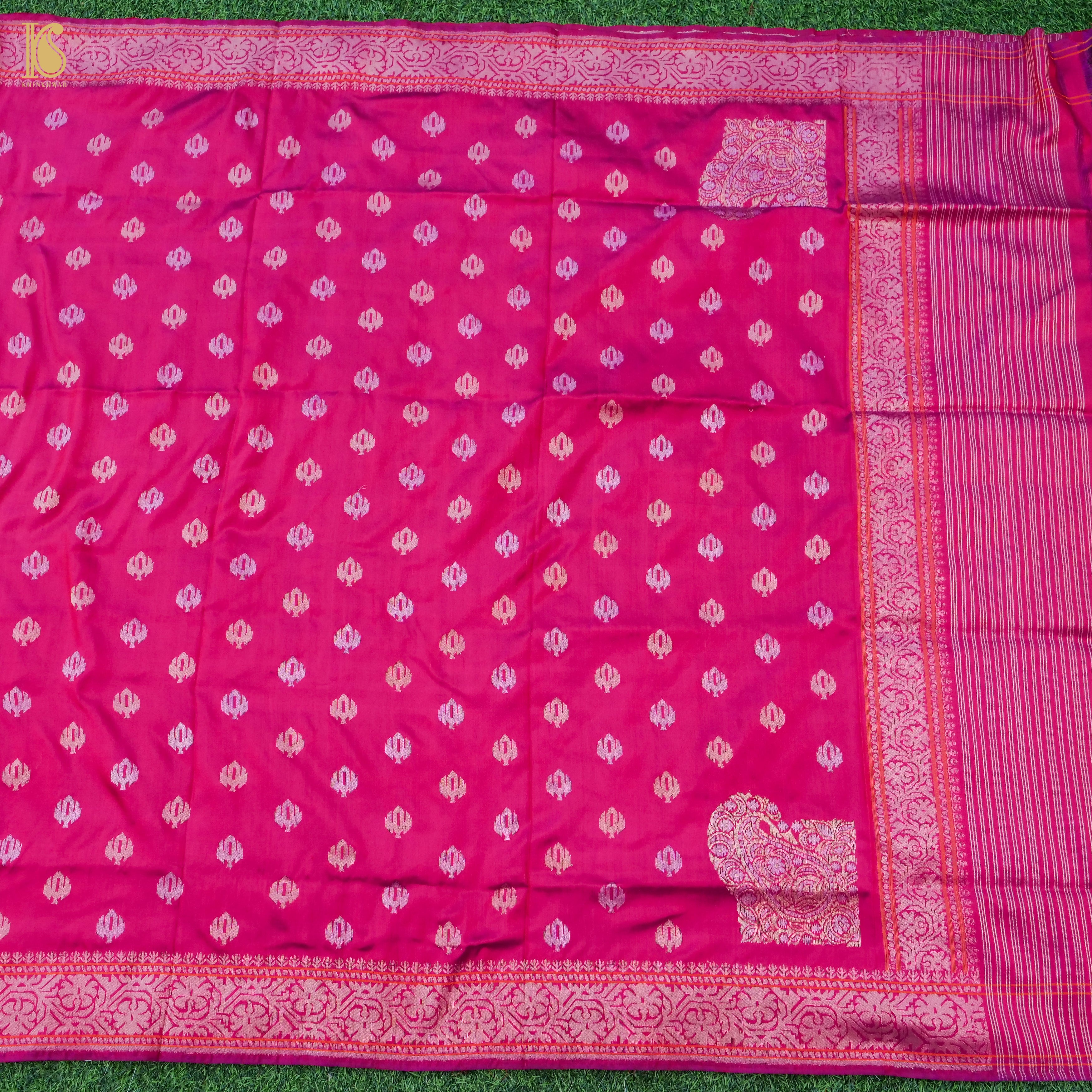Handwoven Banarasi Katan Silk Kadwa Dupatta