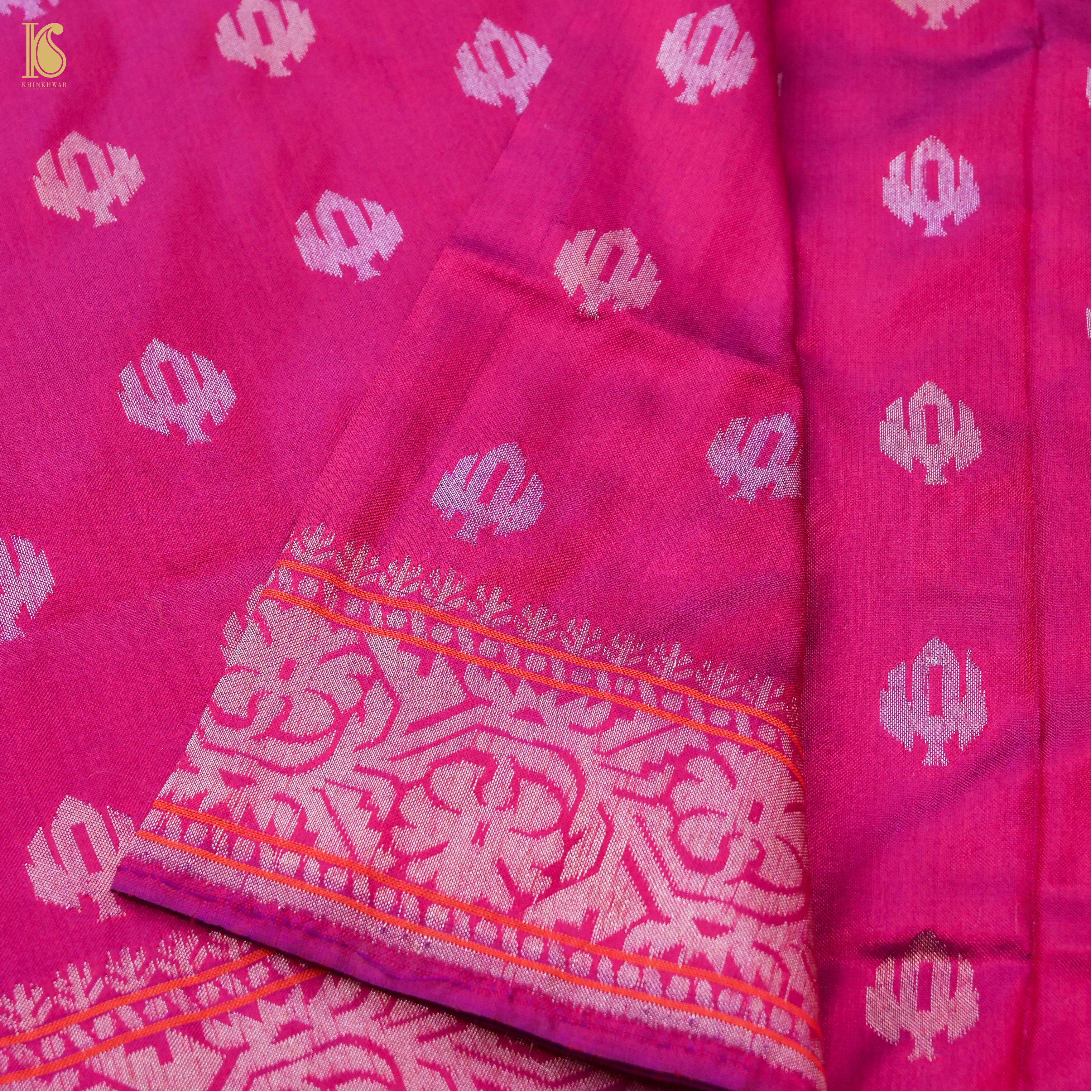 Handwoven Banarasi Katan Silk Kadwa Dupatta