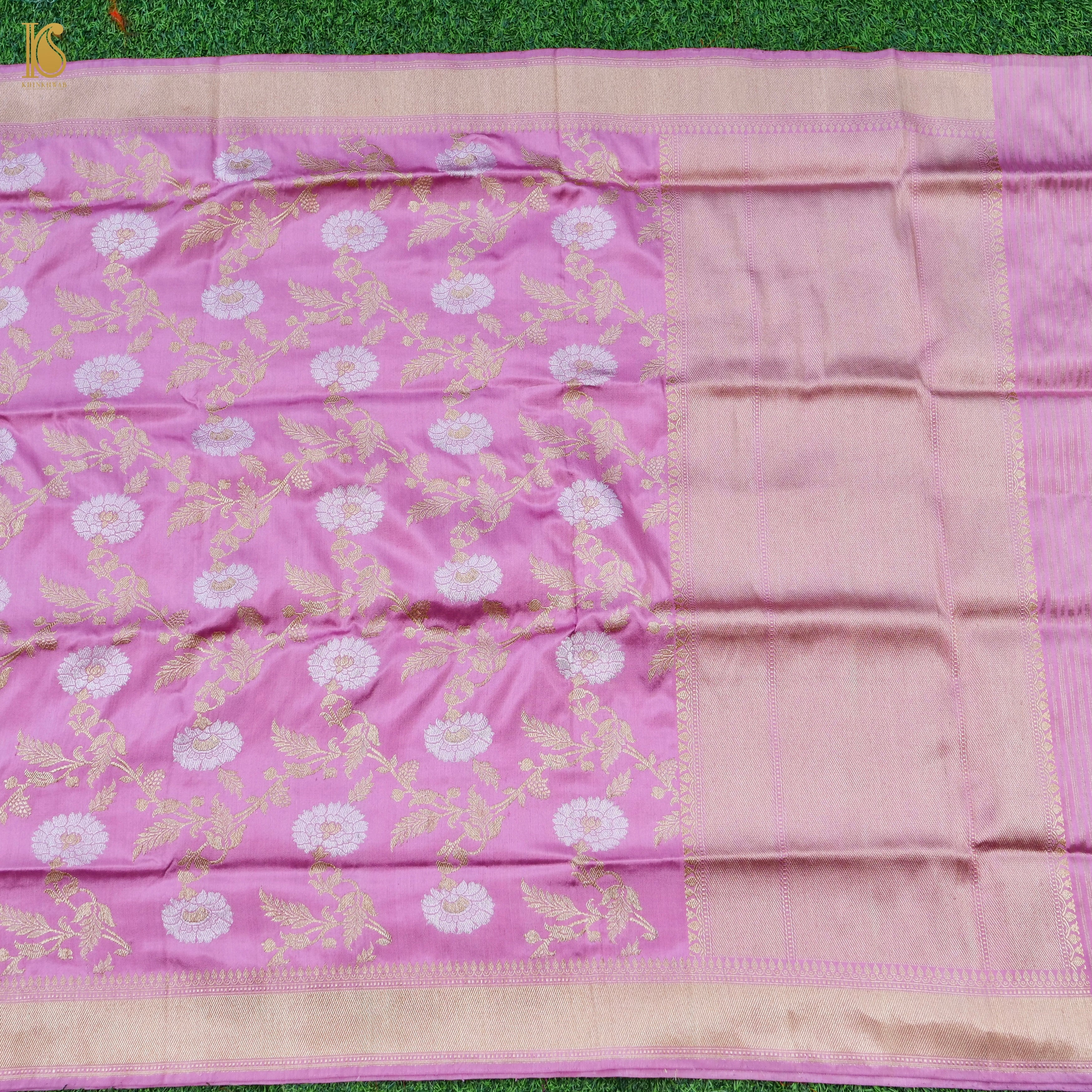 Handwoven Banarasi Katan Silk Kadwa Dupatta