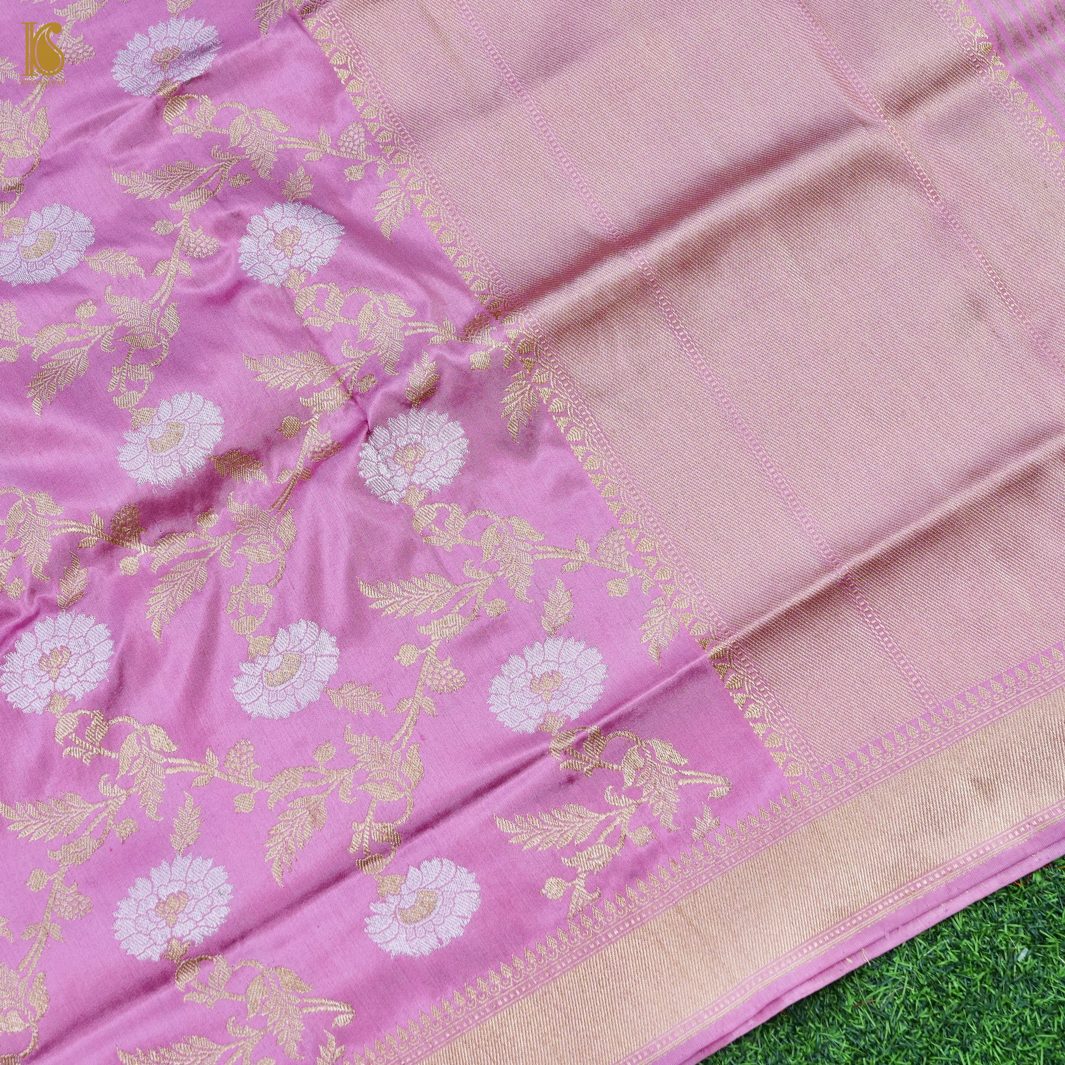 Handwoven Banarasi Katan Silk Kadwa Dupatta