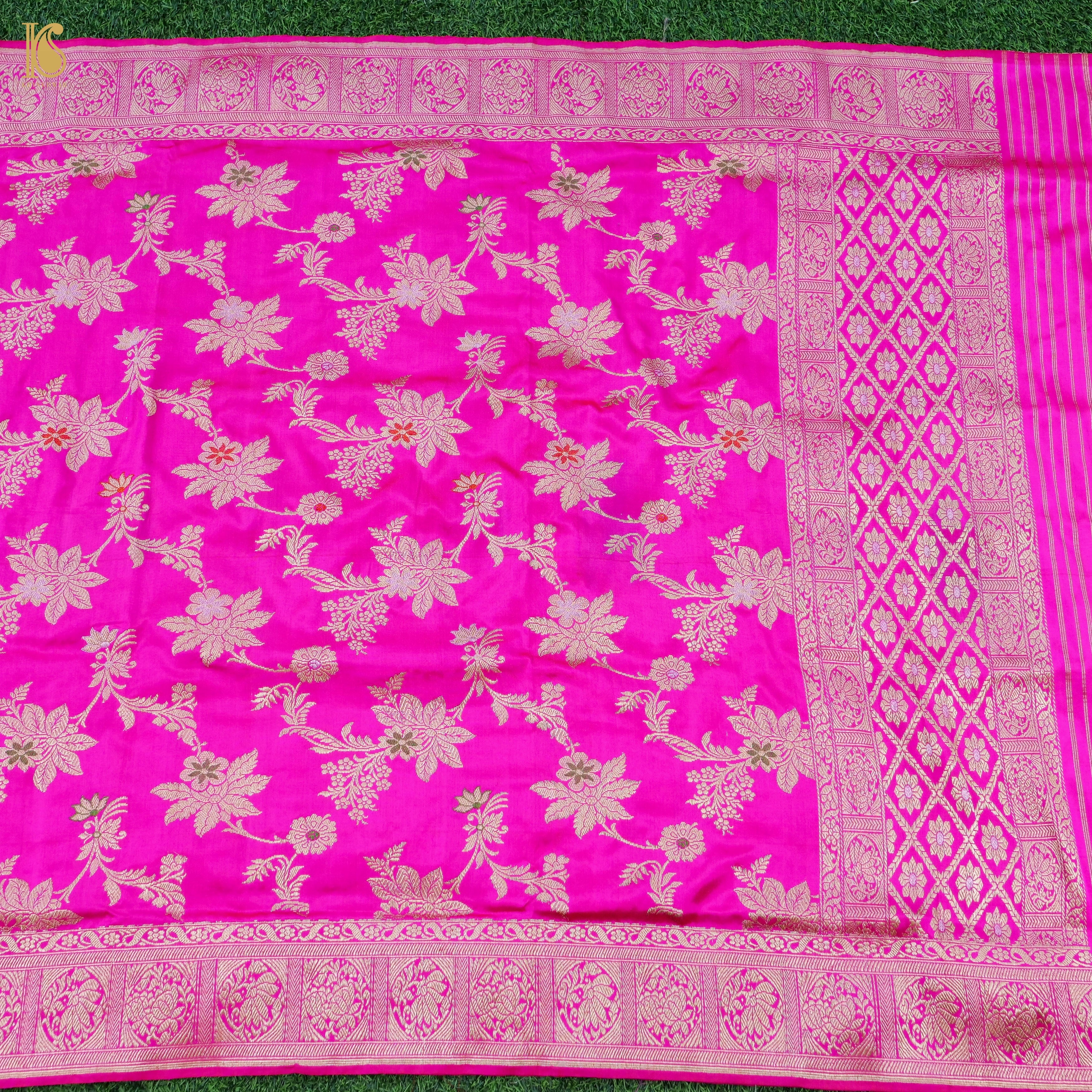 Handwoven Banarasi Katan Silk Kadwa Dupatta