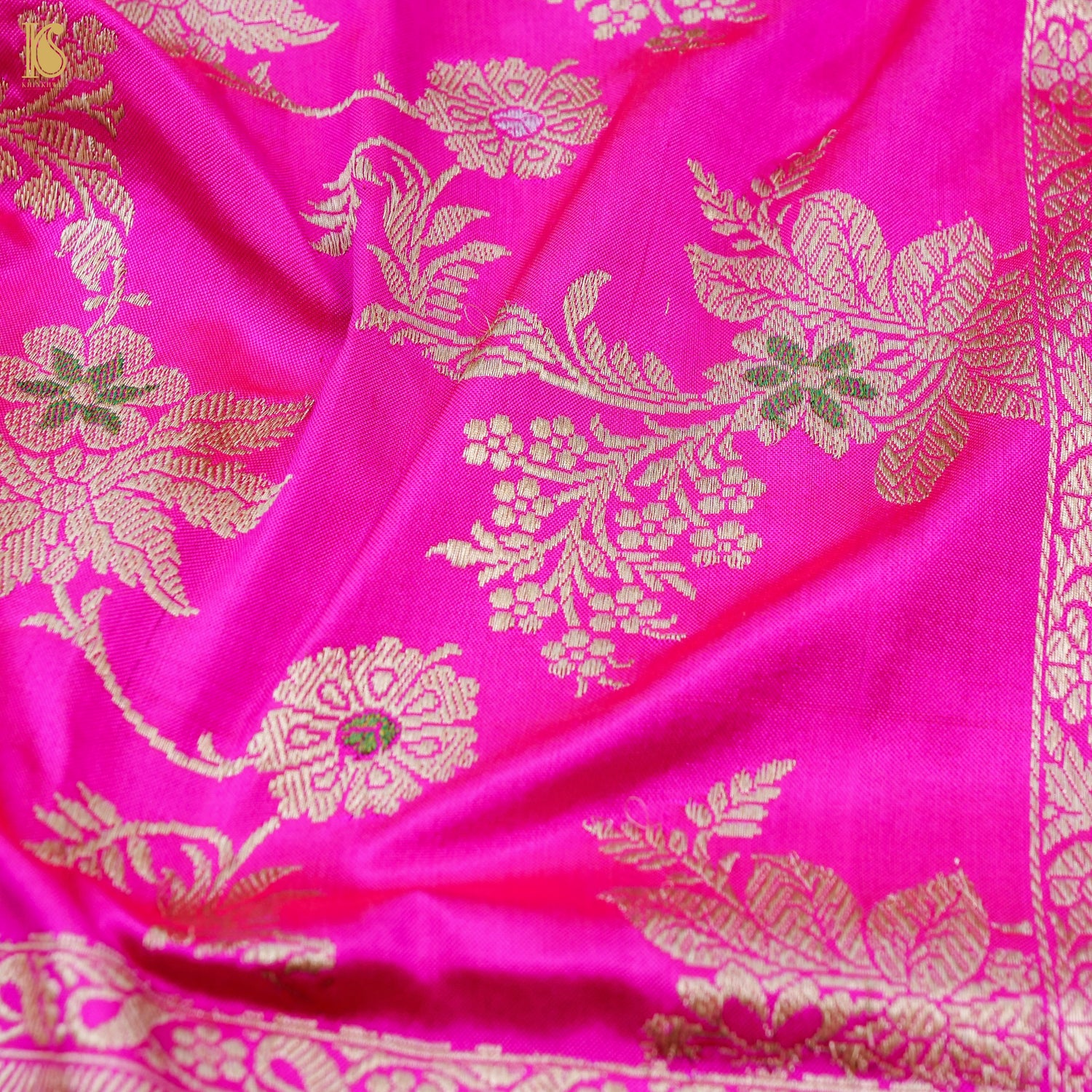 Handwoven Banarasi Katan Silk Kadwa Dupatta