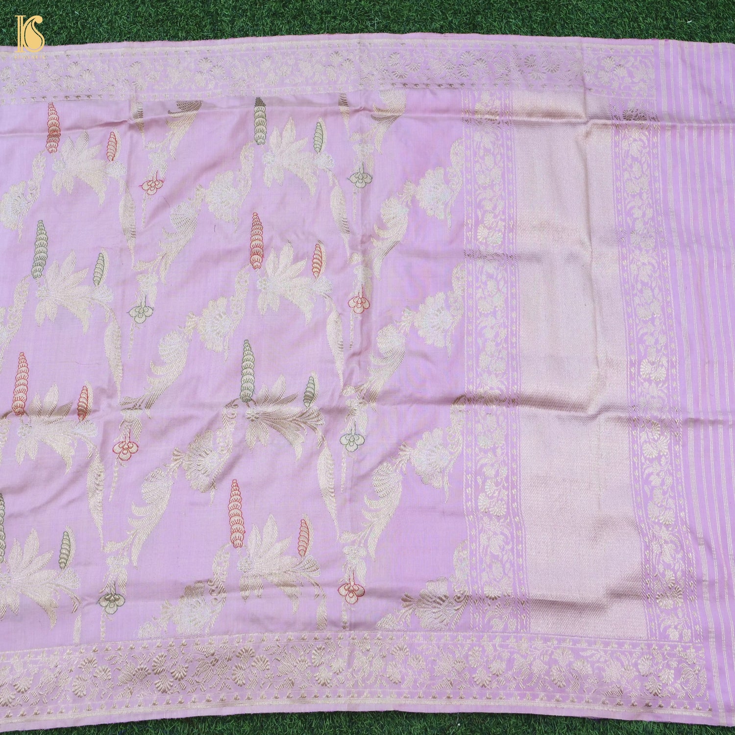 Handwoven Banarasi Katan Silk Kadwa Dupatta