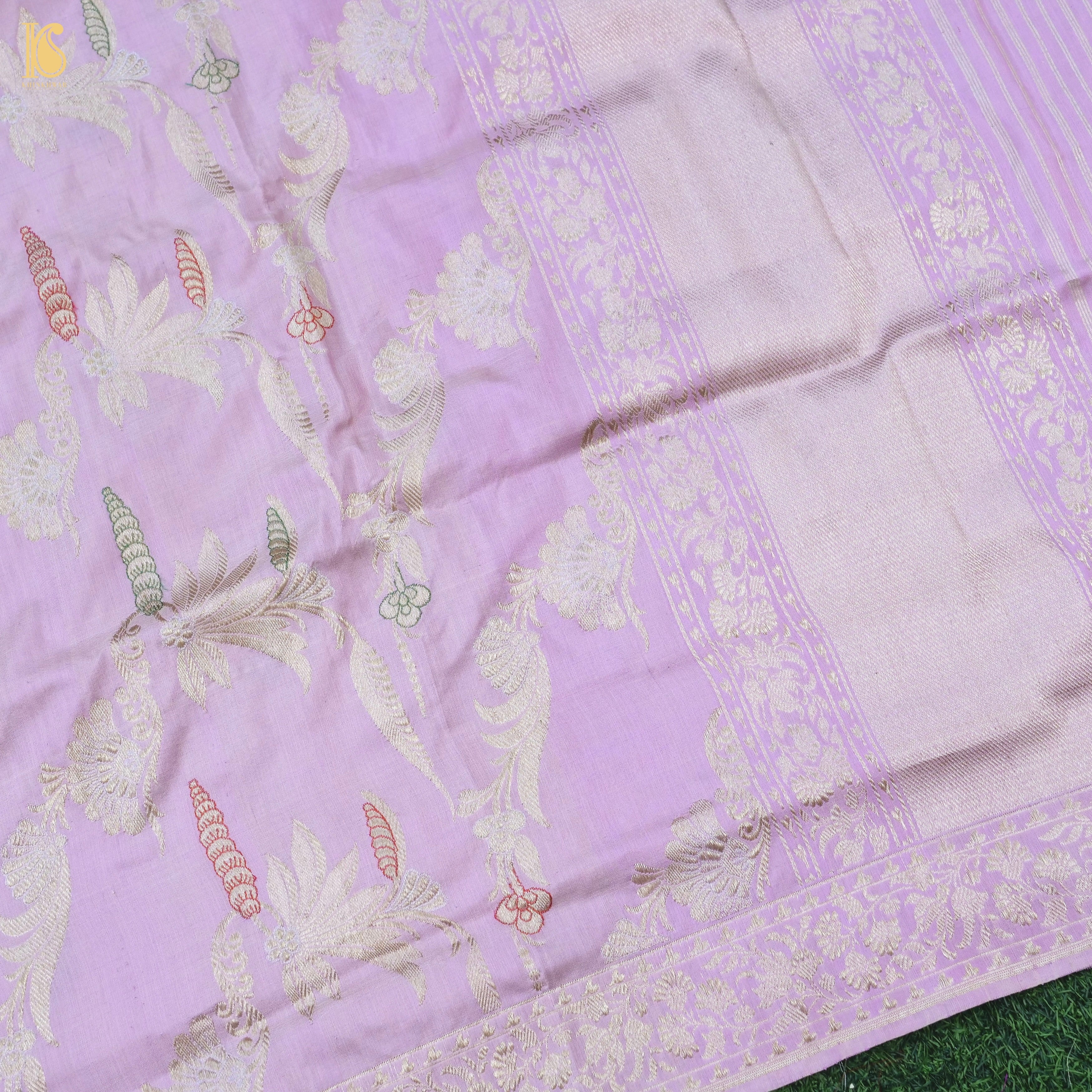 Handwoven Banarasi Katan Silk Kadwa Dupatta