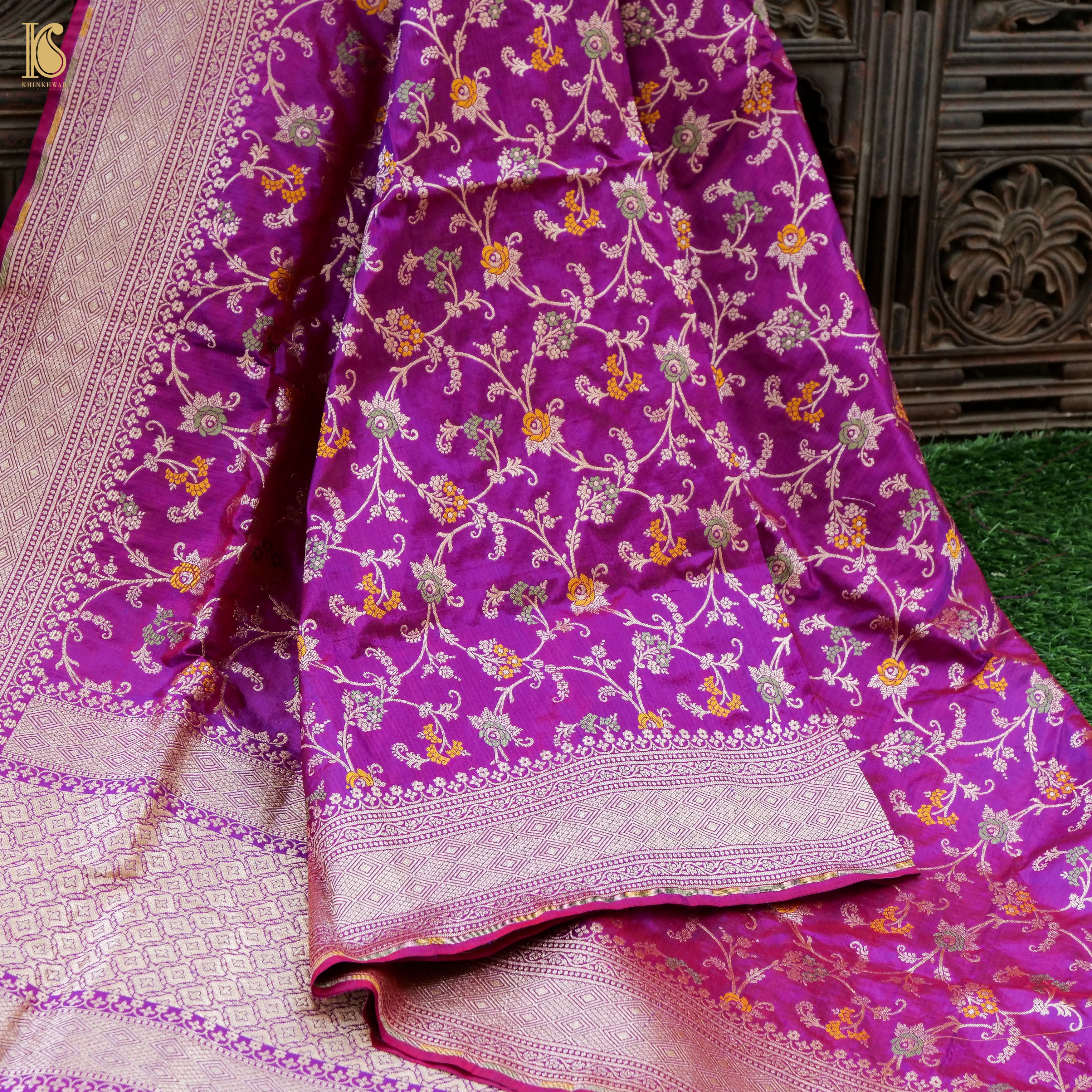 Handloom Katan Silk Banarasi Dupatta