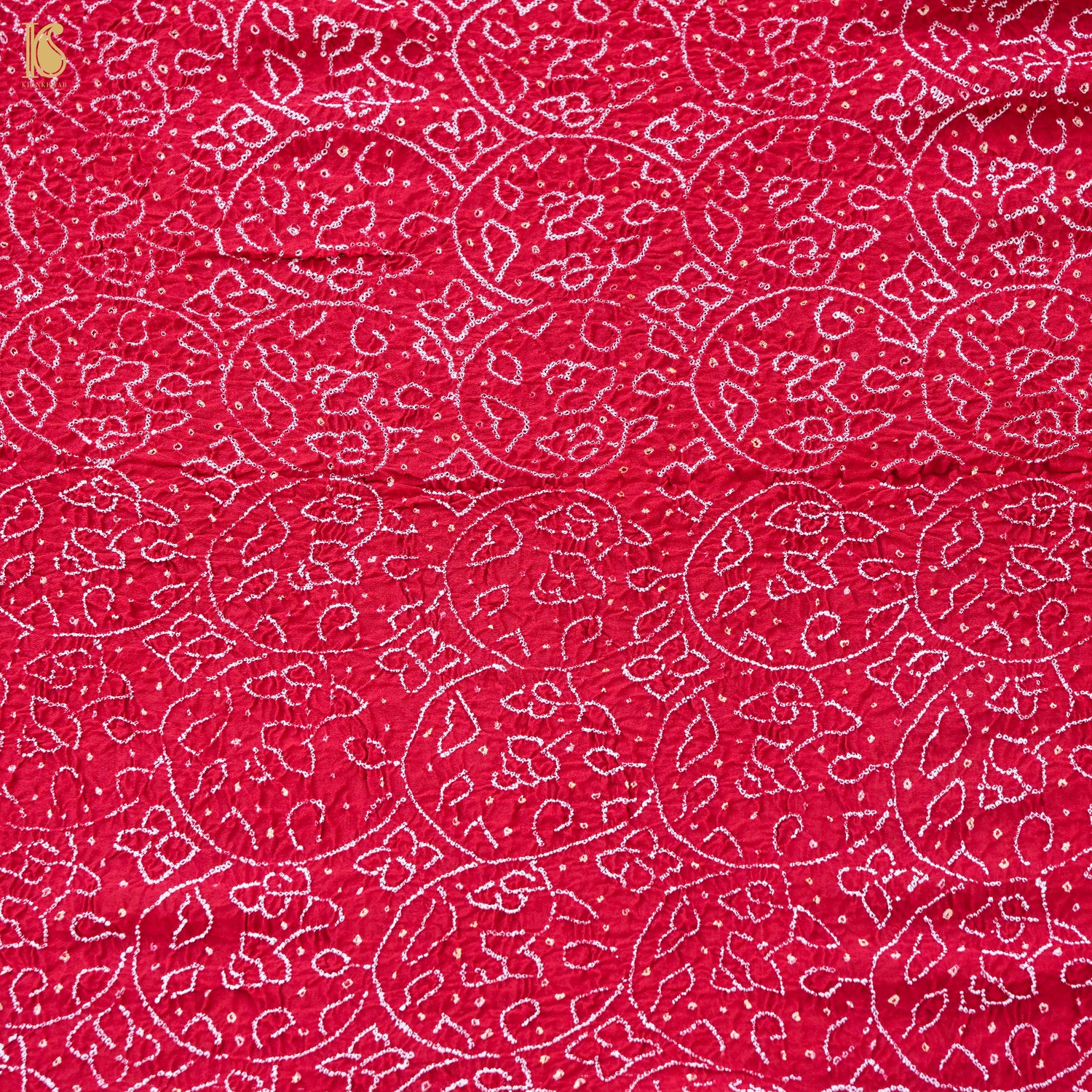 Handloom Banarasi Georgette Bandhani Saree