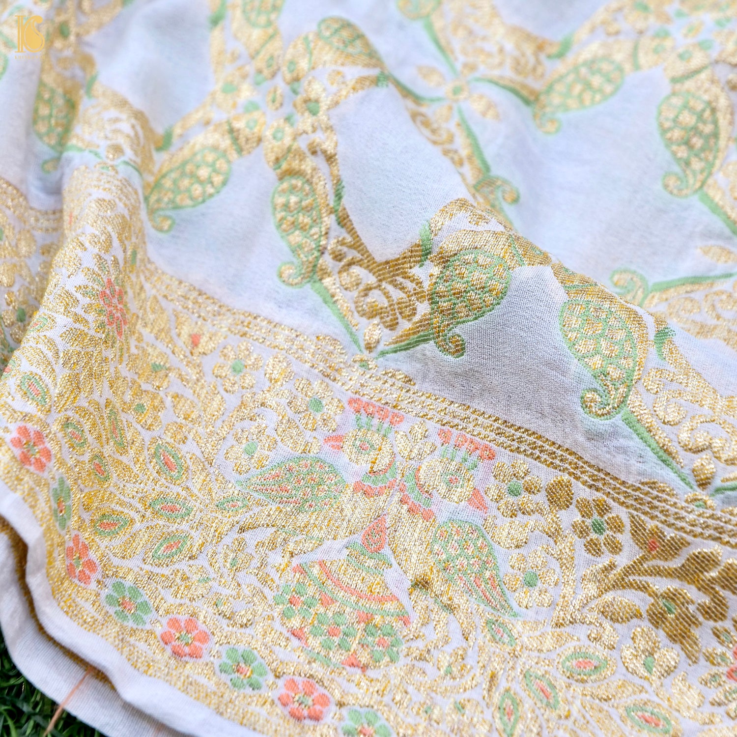 Georgette Silk Meenakari Banarasi Dupatta